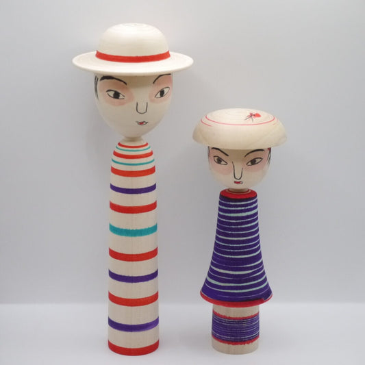 Takobozu Kokeshi with a gentle face : Yoichi Arakawa