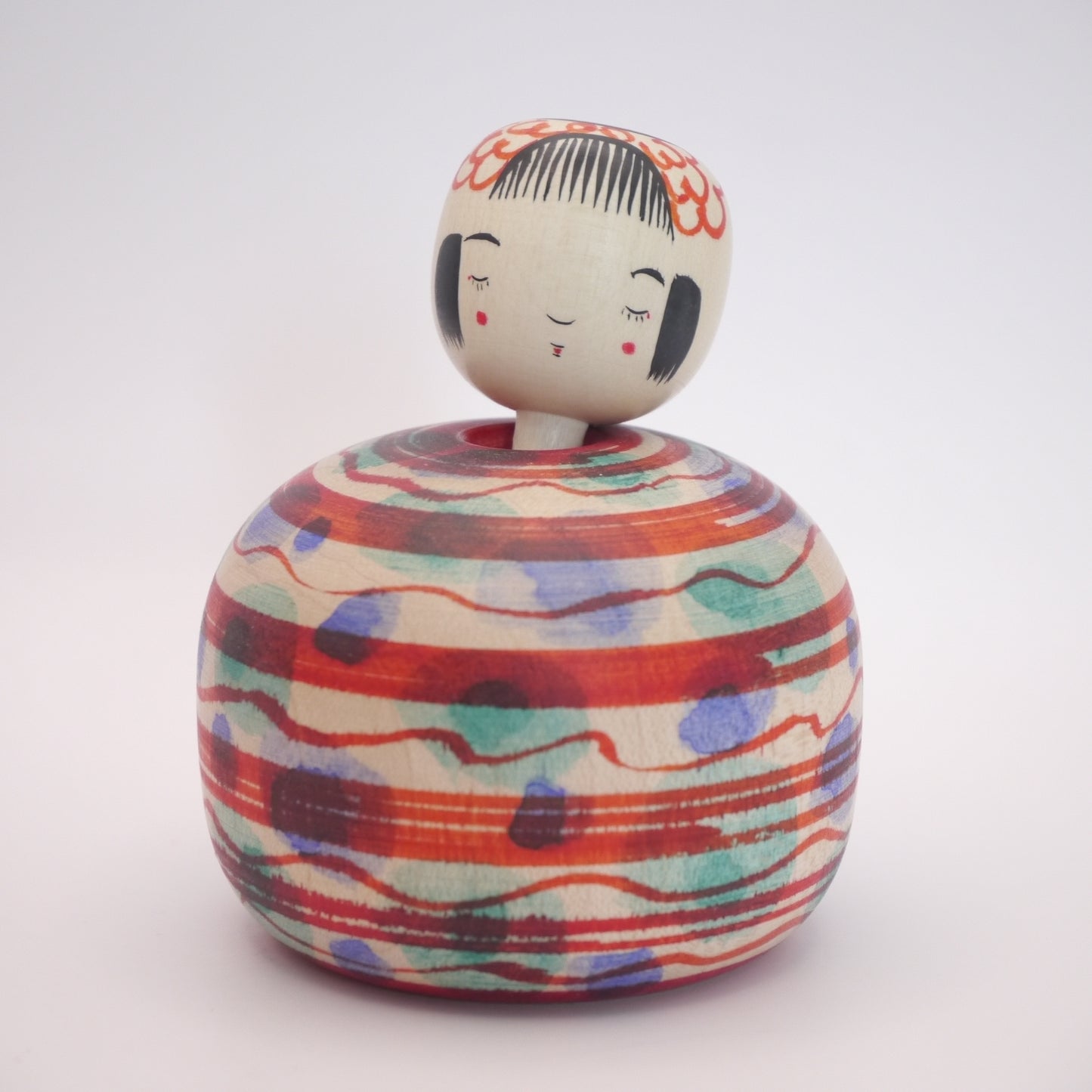 8cm Kokeshi Doll by Kunitoshi Abe Ejiko