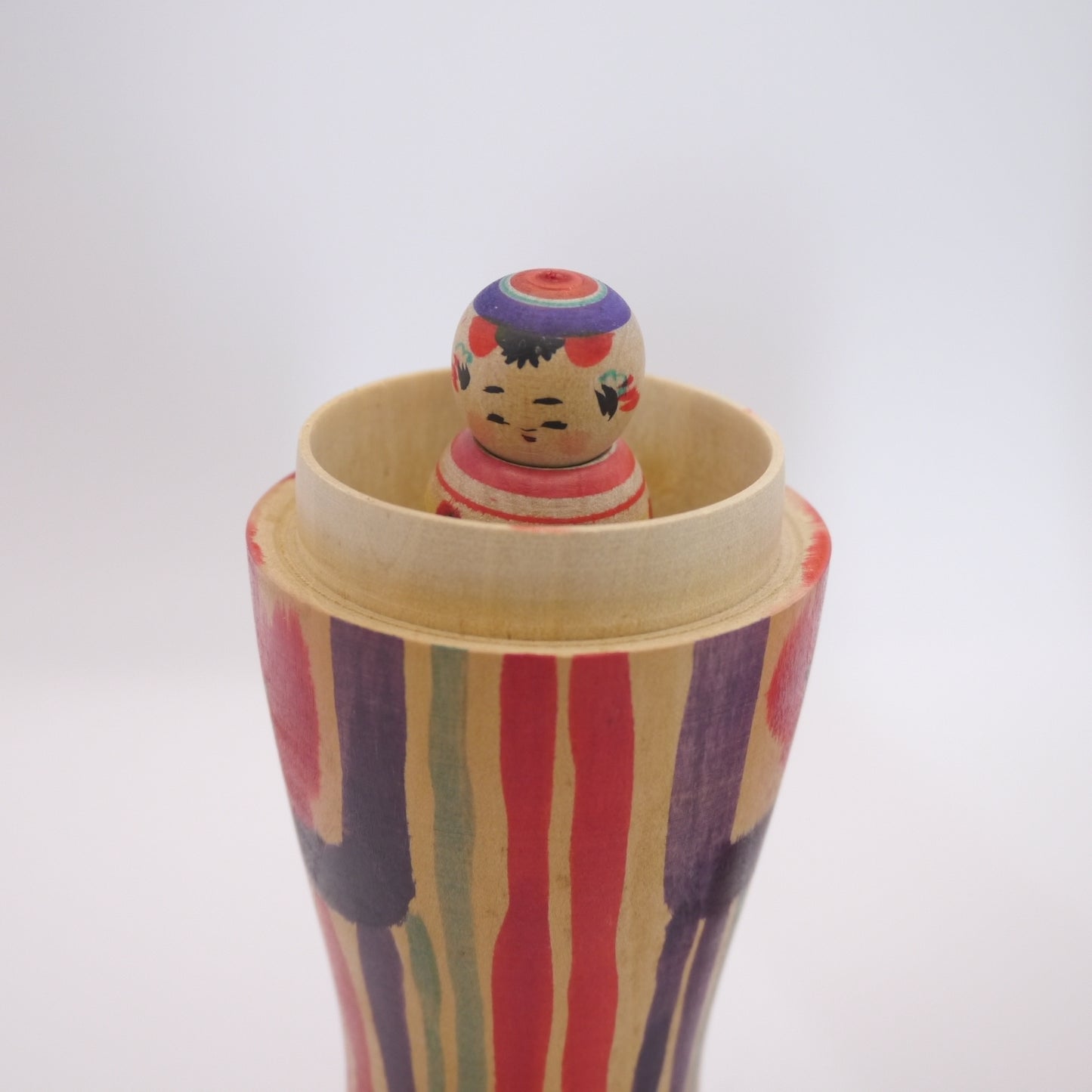 23cm Kokeshi doll by Yukiko Inoue Matryoshka Vintage