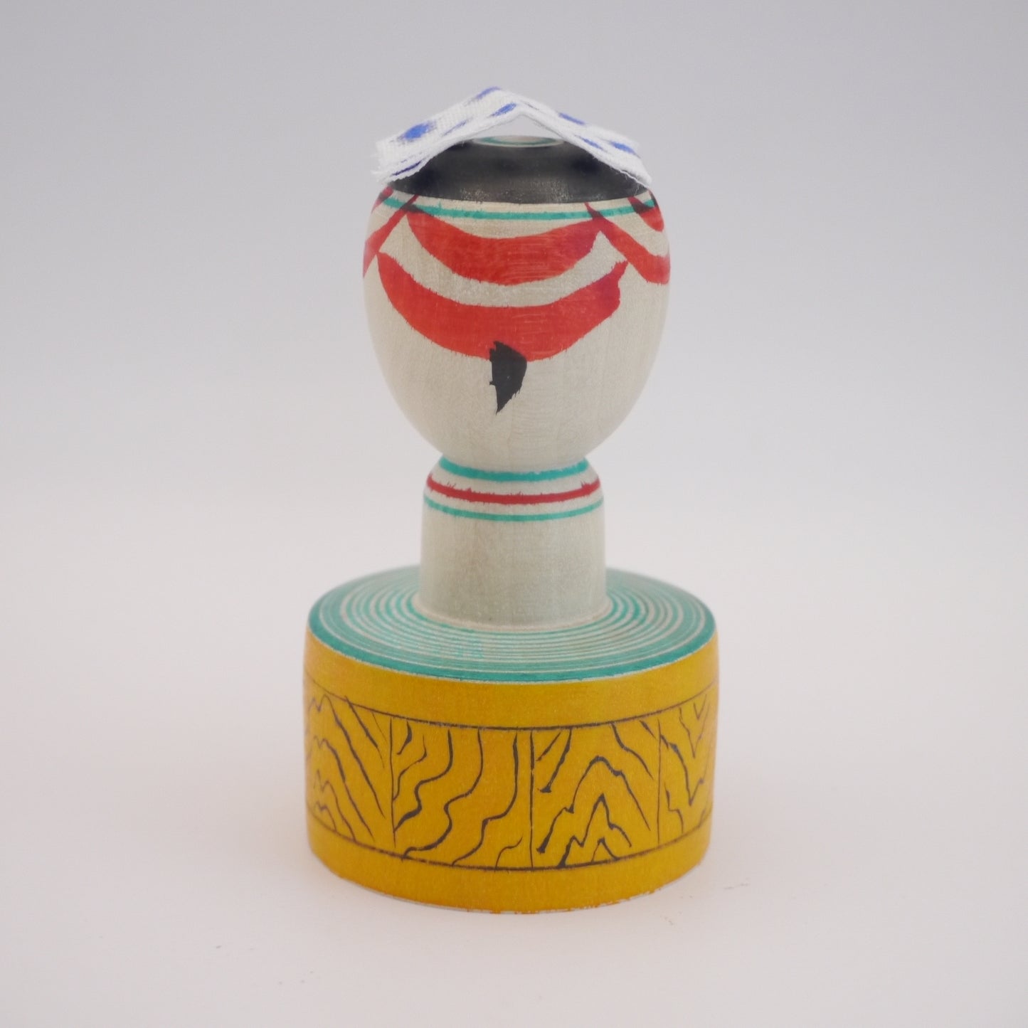 8cm Dento Kokeshi doll by Satoshi Noya Onsen Takobozu