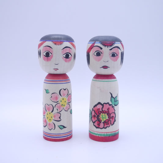 Kokeshi doll by Morio Isokawa Takobozu