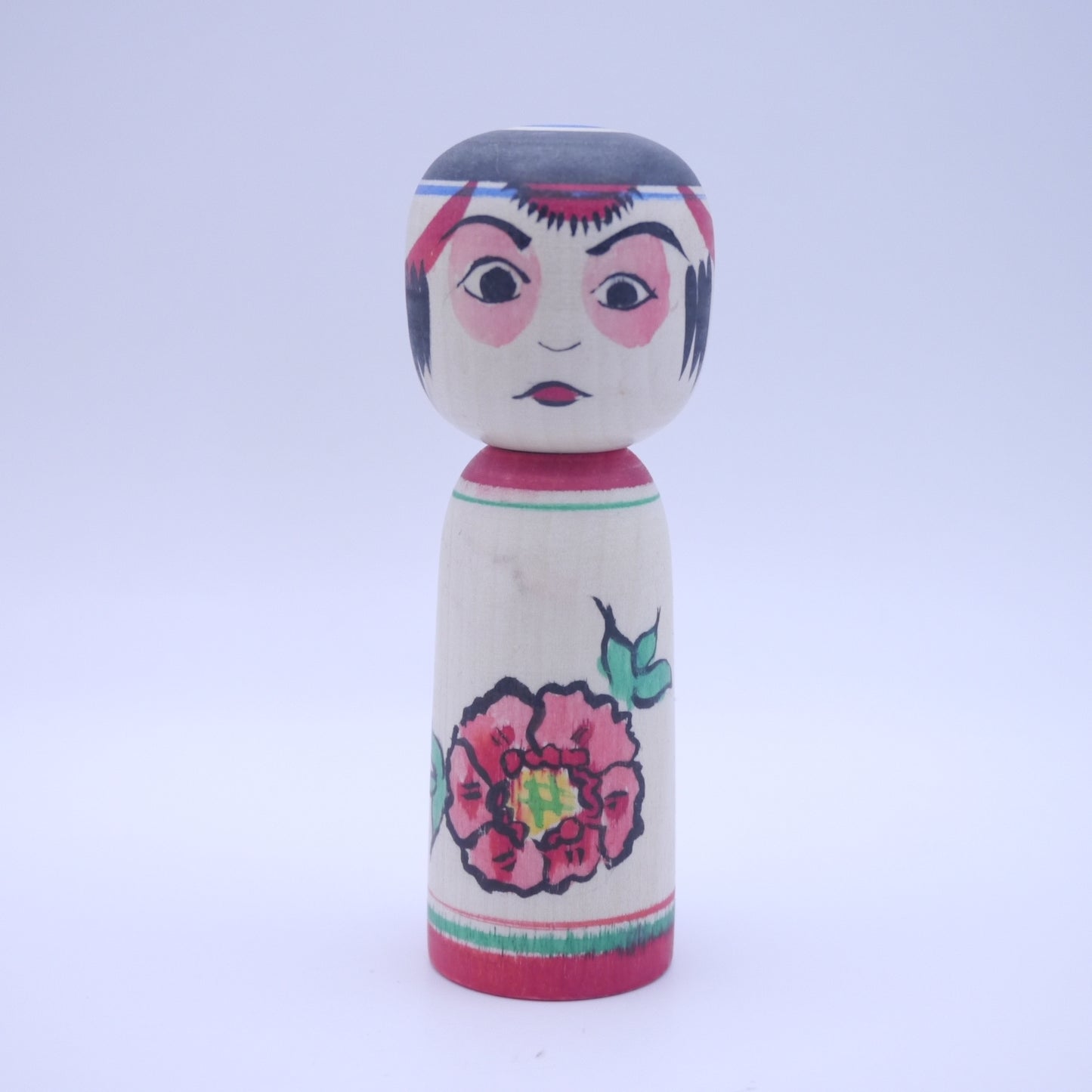 Kokeshi doll by Morio Isokawa Takobozu