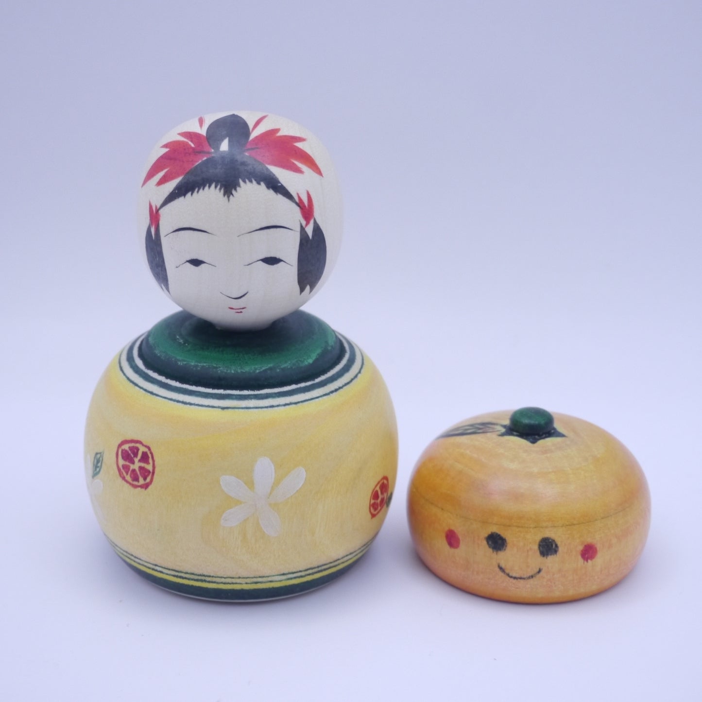 10cm Kokeshi doll by Hideaki Onuma Mikan-chan