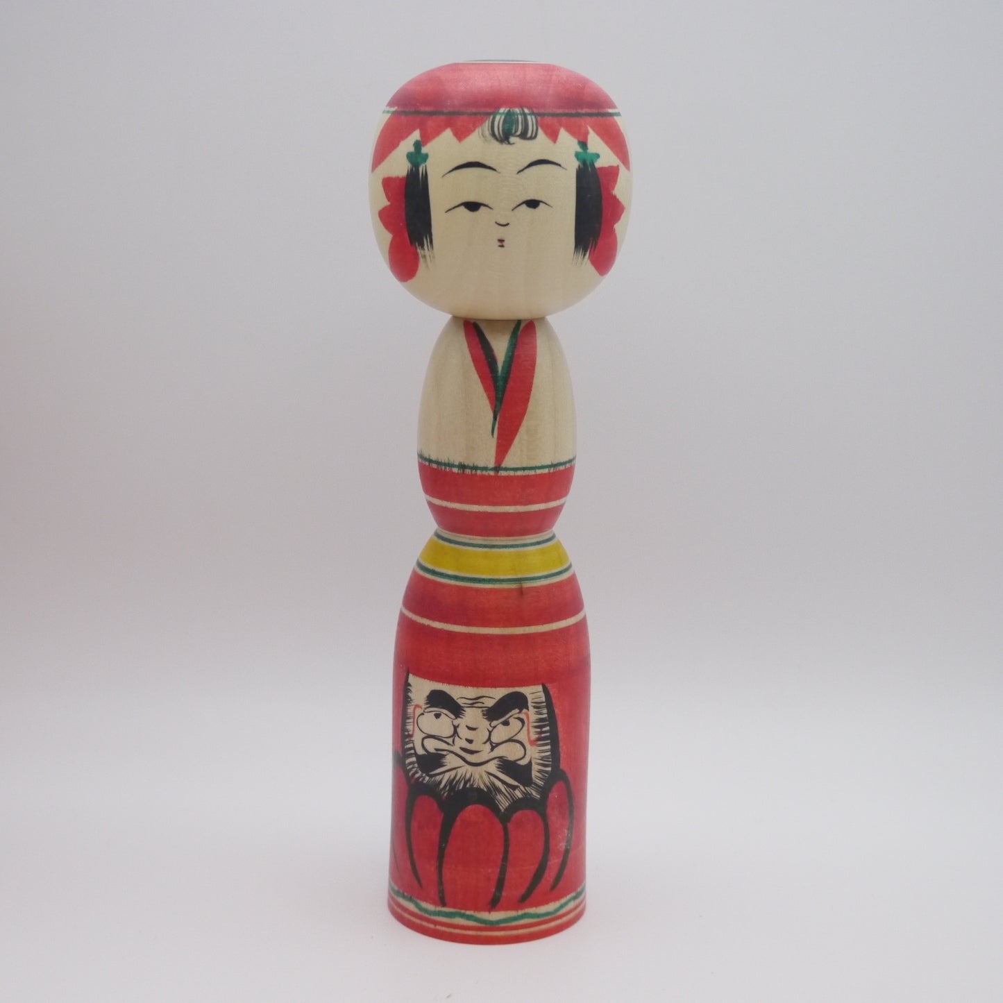 17cm Kokeshi doll by Yoshinori Niiyama Daruma