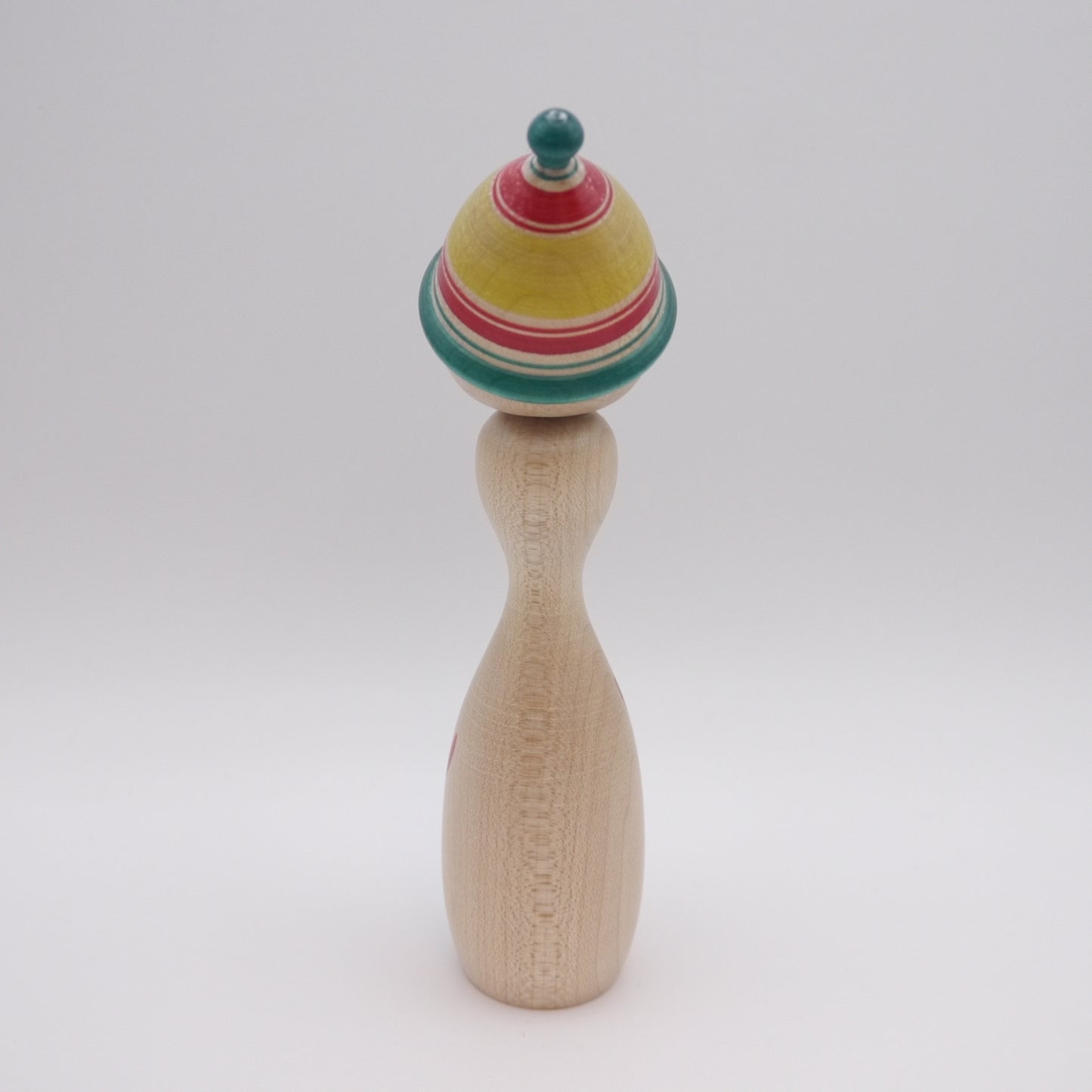 15cm Kokeshi doll by Shinya Abe Colorful Hat