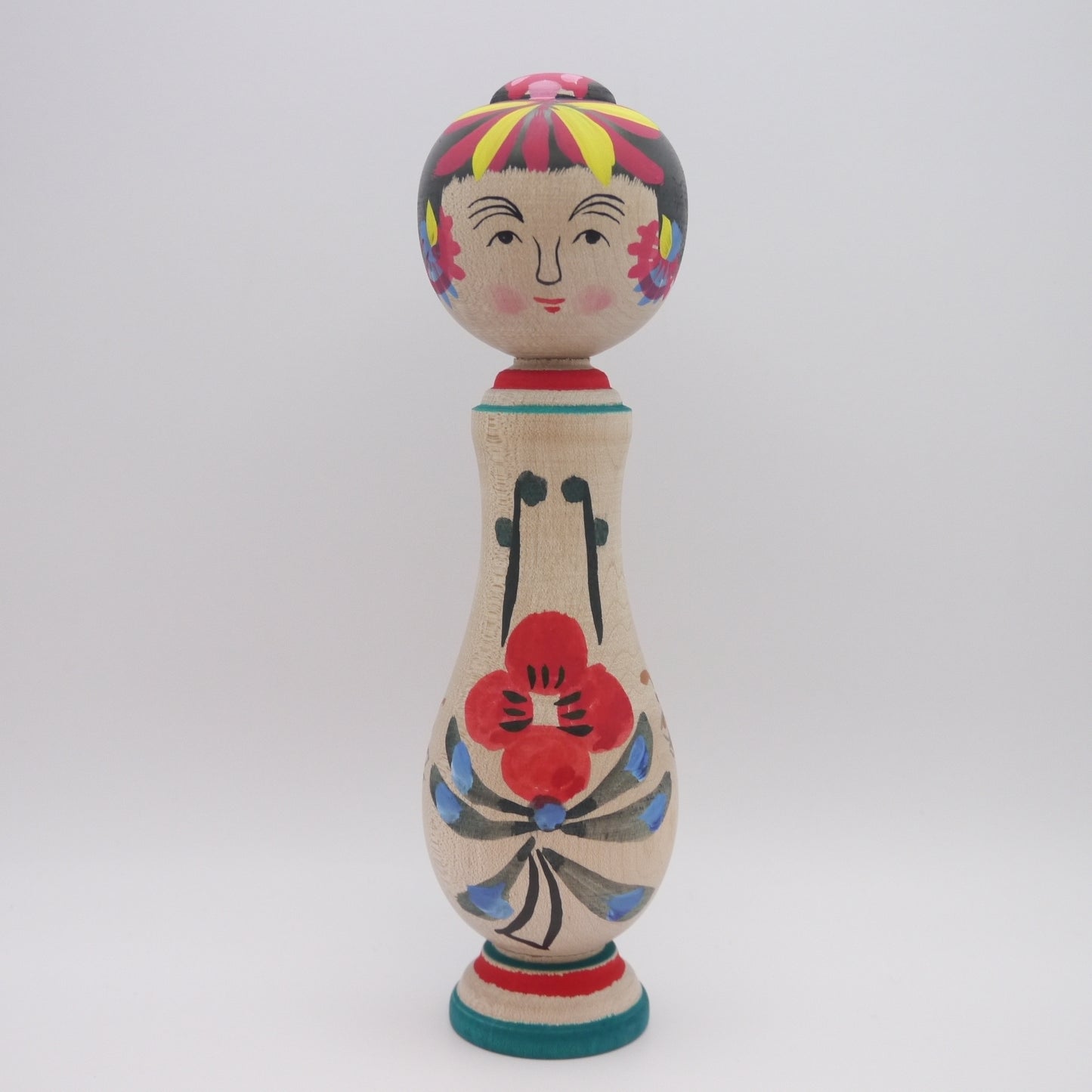 18cm Kokeshi doll by Kenzo Hasegawa