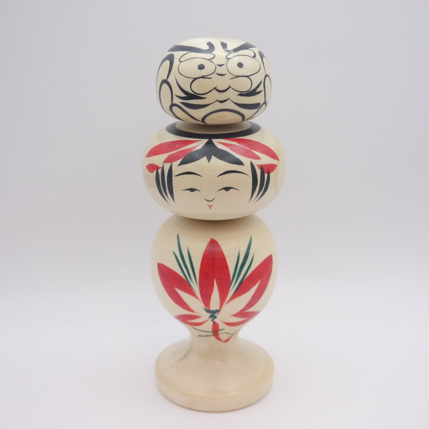15cm Kokeshi doll by Toshinari Hayasaka Daruma