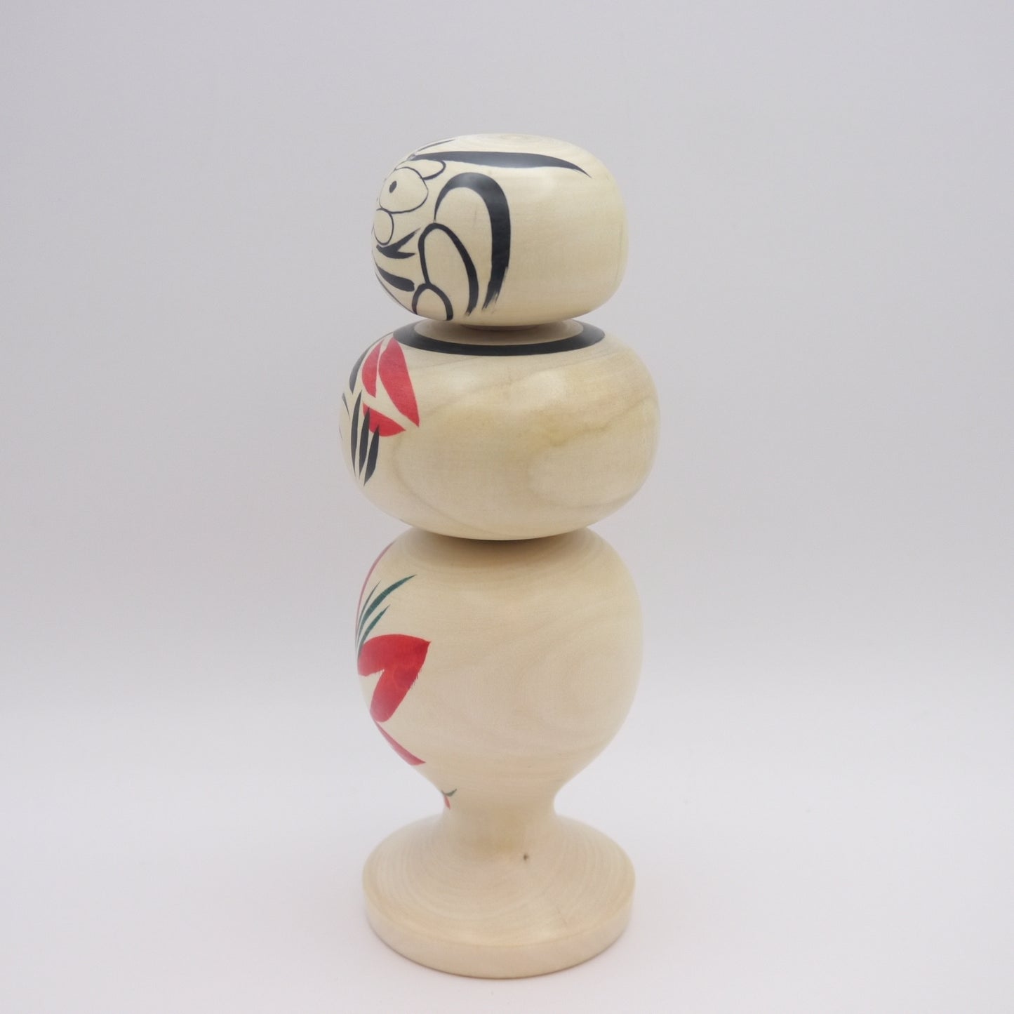 15cm Kokeshi doll by Toshinari Hayasaka Daruma