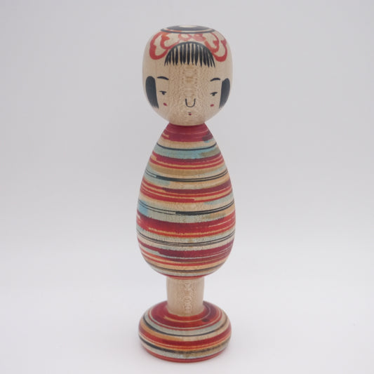 12cm Kokeshi doll by Kunitoshi Abe