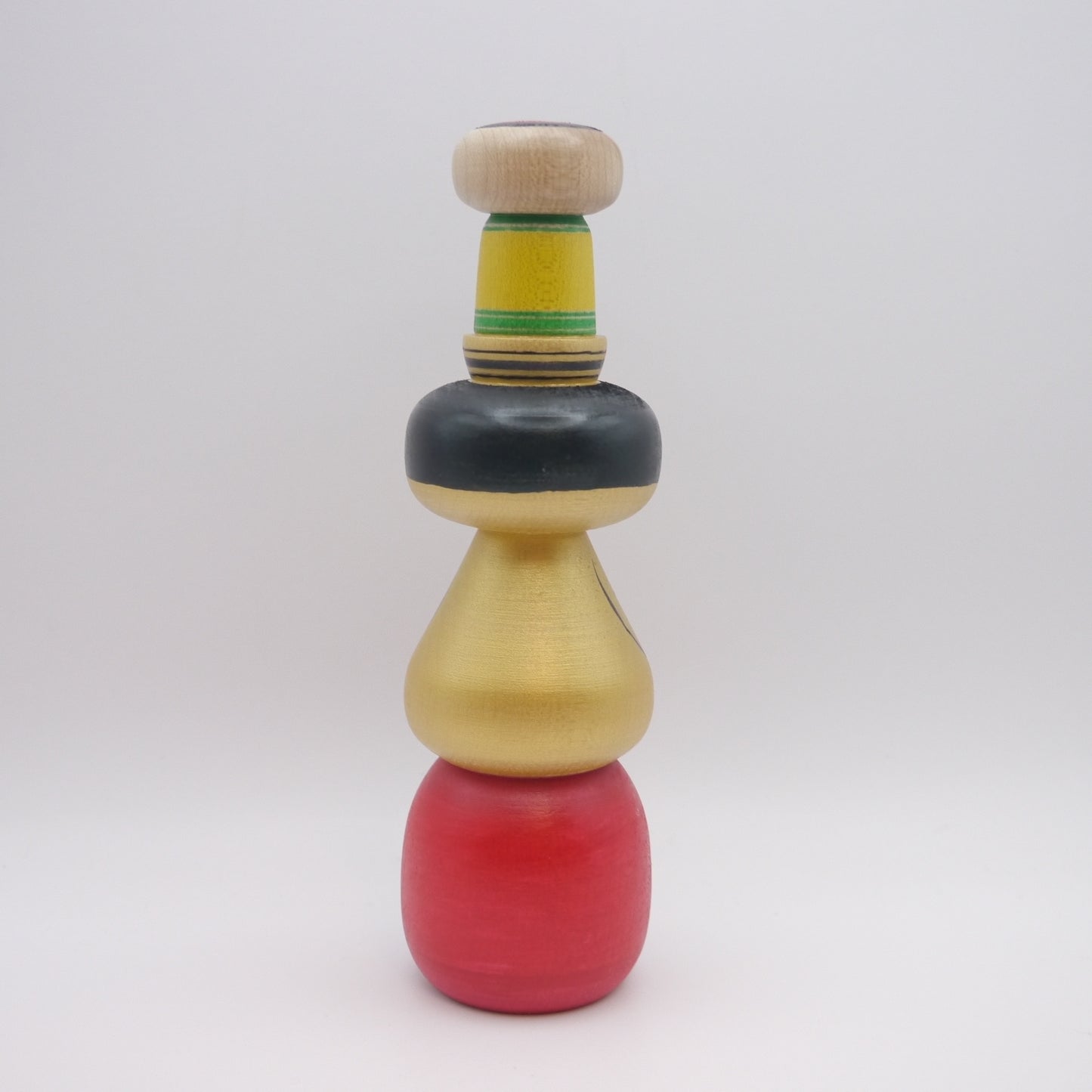 17cm Kokeshi doll by Mitsuharu Fujita Daruma Daibutsu COOKIES