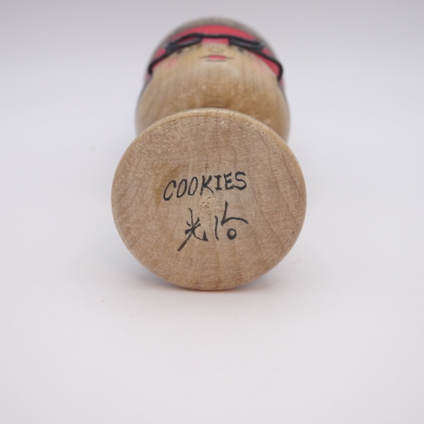 Kokeshi dolls by Mitsuharu Fujita COOKIES Apple Glasses