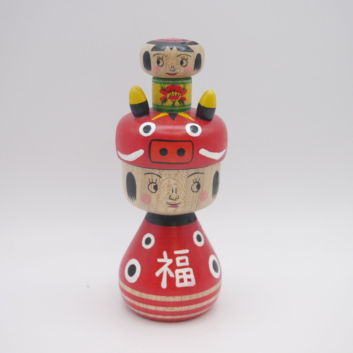 Kokeshi doll by Mitsuharu Fujita COOKIES Akabeko