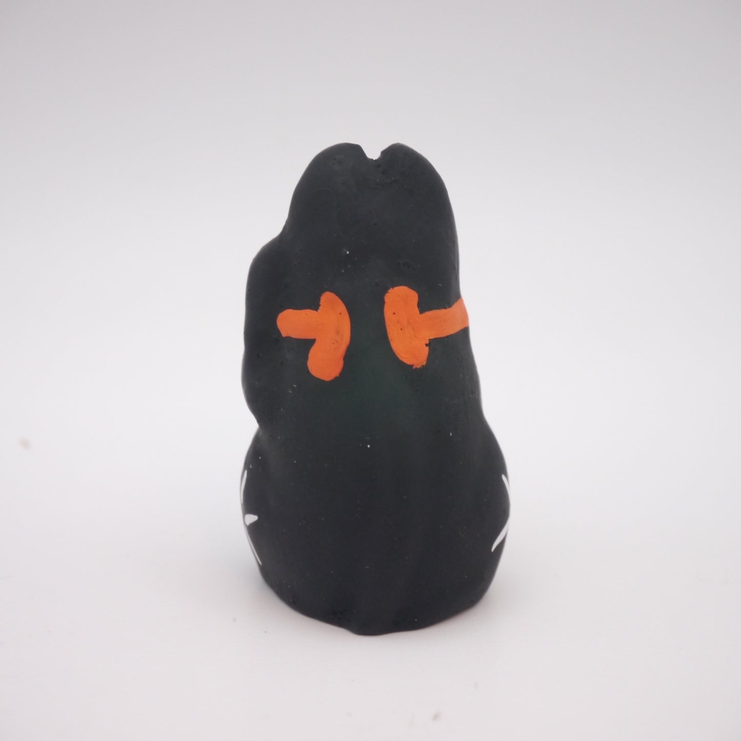 Japanese Folk Toy Clay Doll Tiny Maneki-Neko Lucky Cat