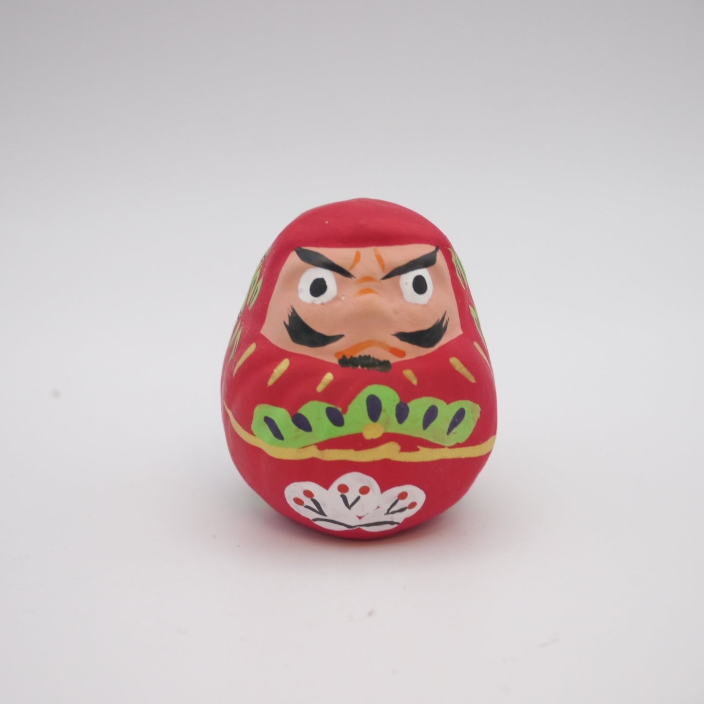 Japanese Folk Toy Clay Doll Tiny Daruma