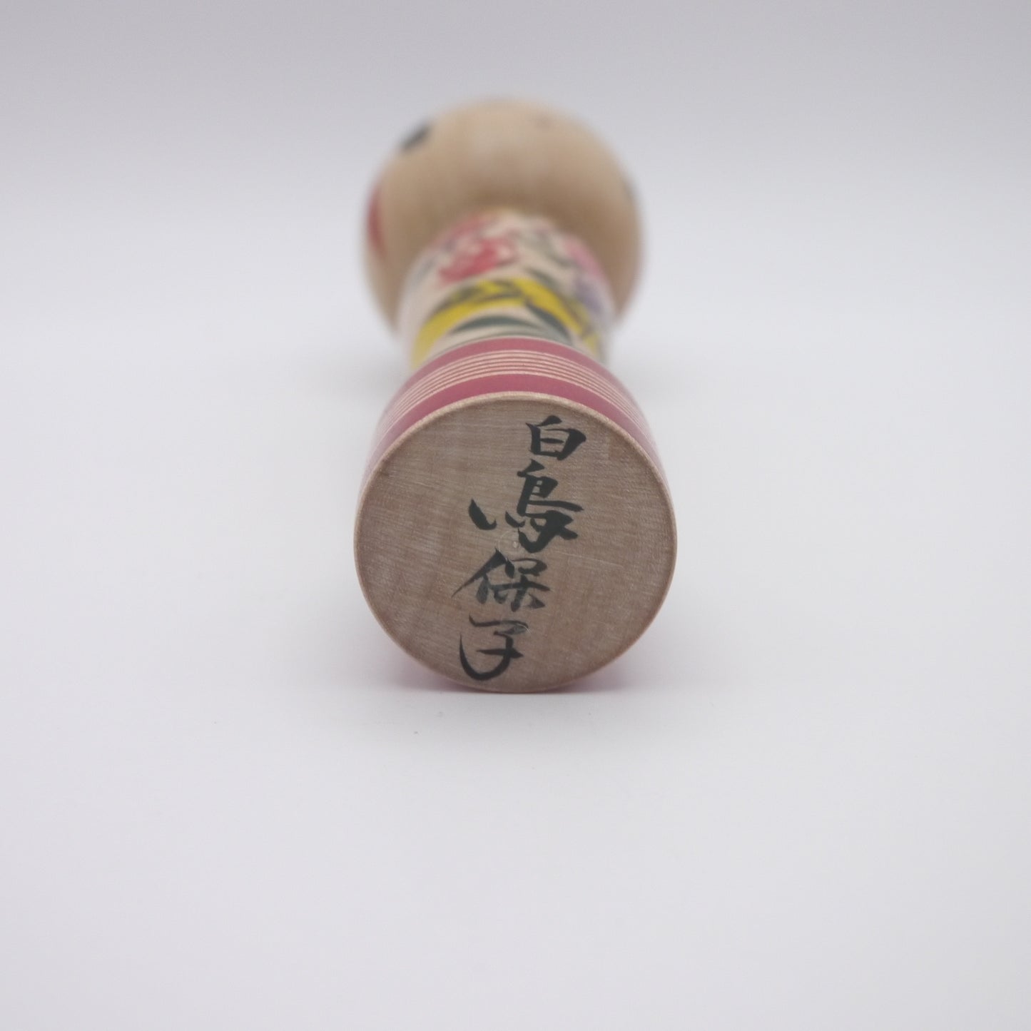 Kokeshi doll by Yasuko Shiratori Rose Flower