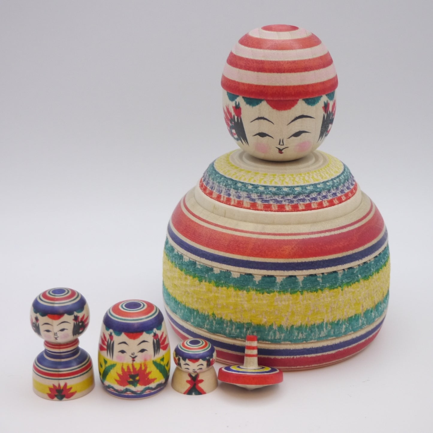 Ejiko Kokeshi doll by Toshio Takada