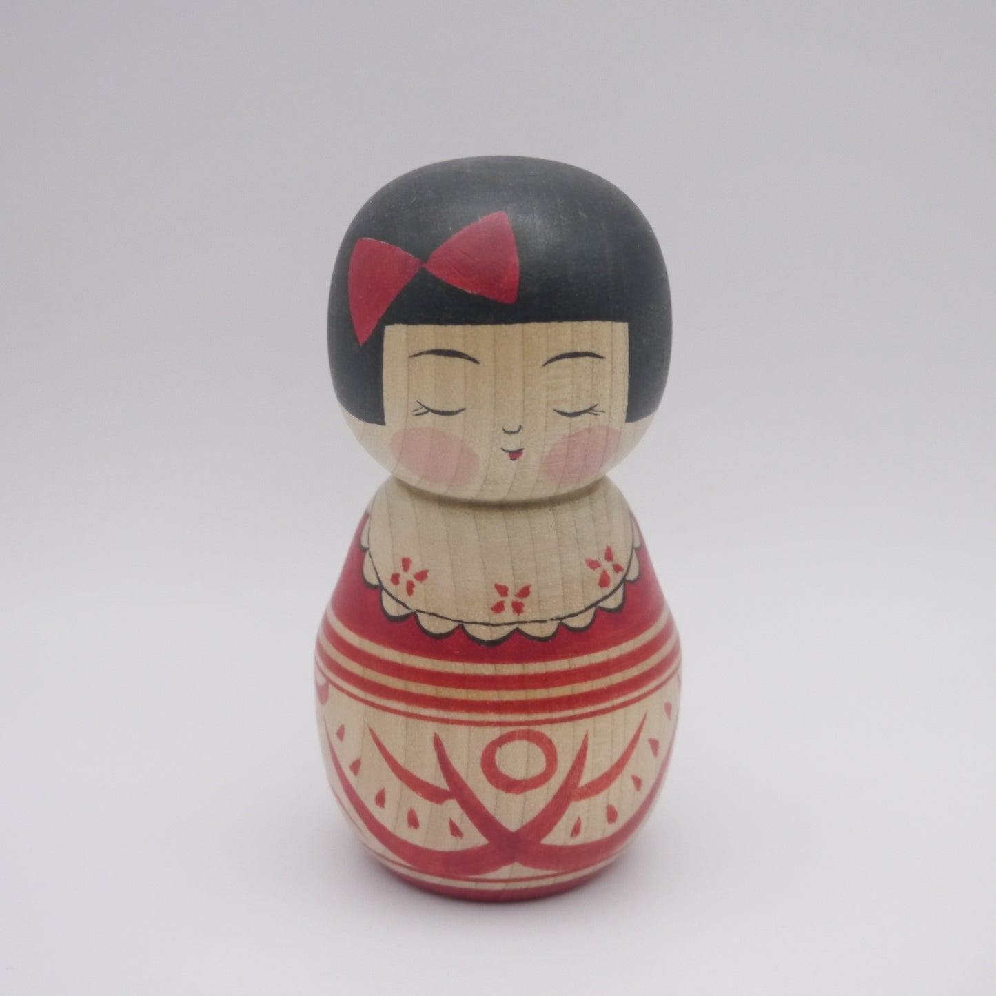 Kawaii Kokeshi doll by Naoko Honma Red Ribbon