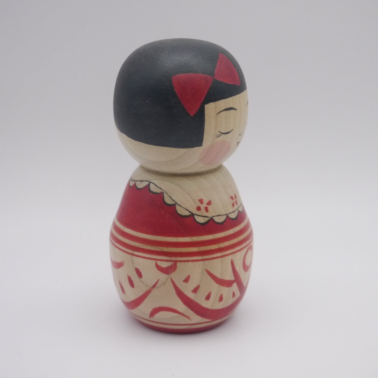 Kawaii Kokeshi doll by Naoko Honma Red Ribbon