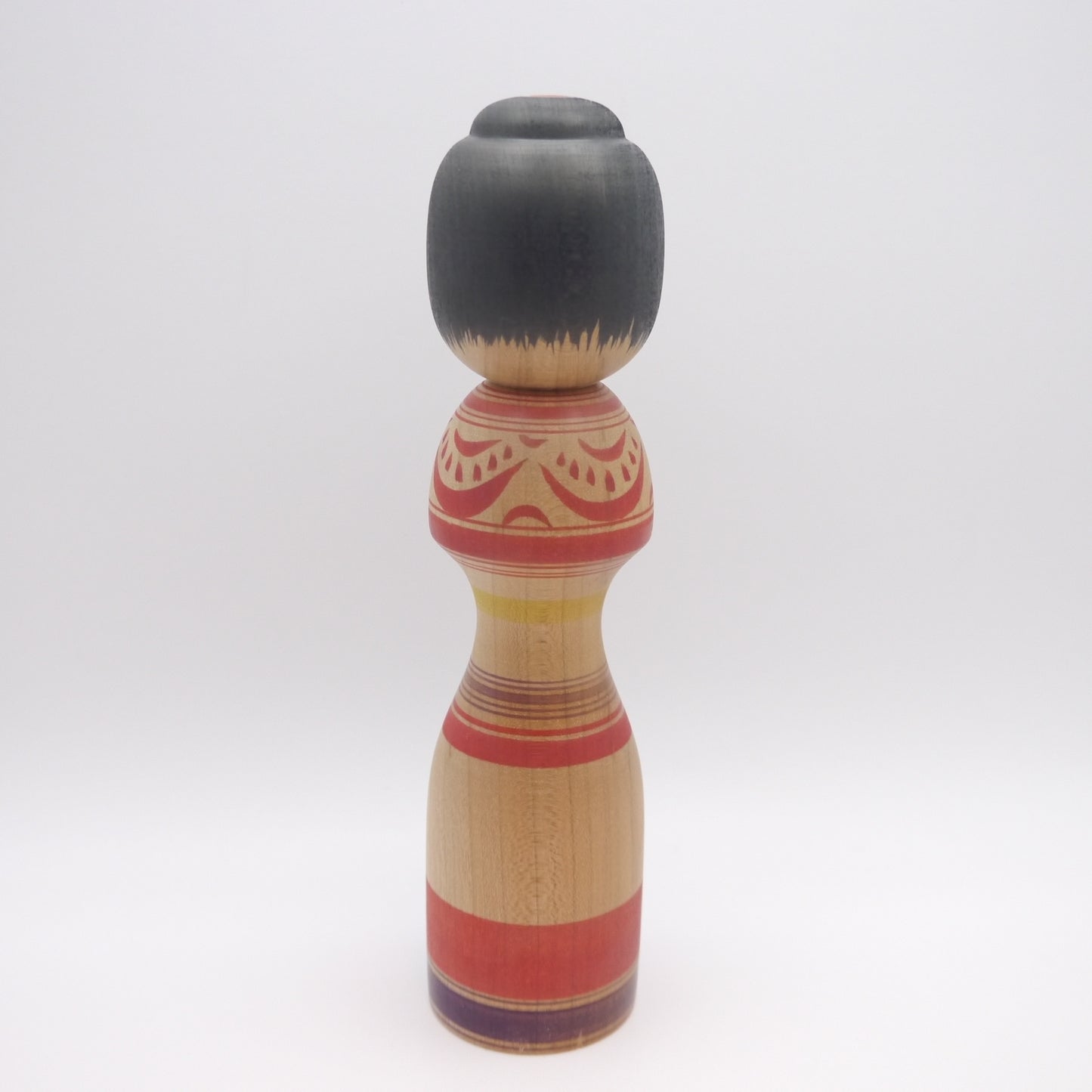 Traditional Kokeshi doll by Naoko Honma Daruma Face