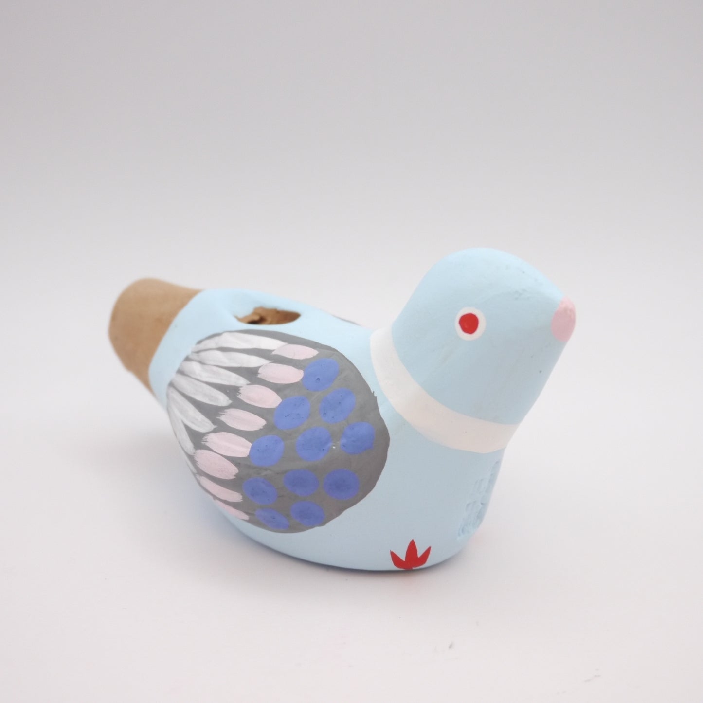 Folk Toy Clay doll Pigeon whistle Yumino-ningyo