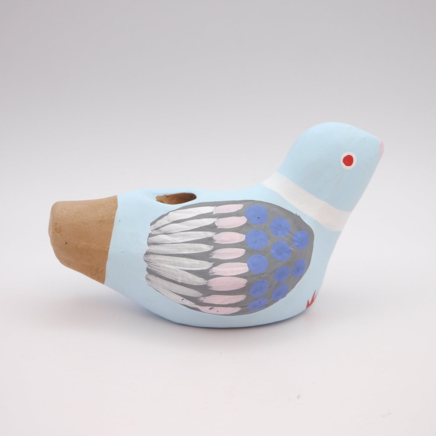 Folk Toy Clay doll Pigeon whistle Yumino-ningyo