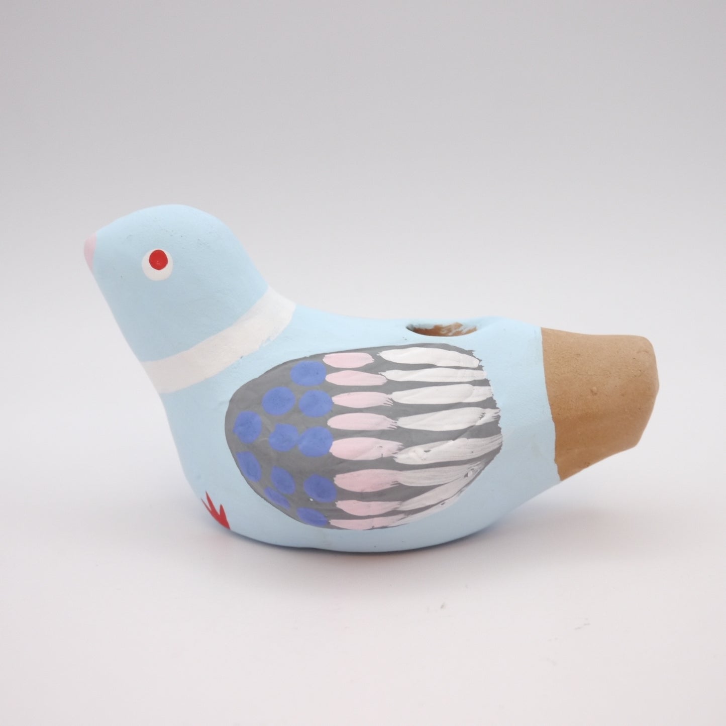 Folk Toy Clay doll Pigeon whistle Yumino-ningyo