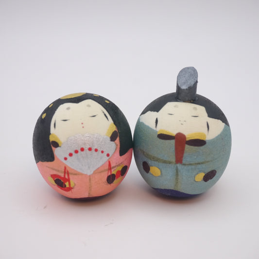 Kokeshi dolls by Shinkichi Matsutani Set of 2 Hina