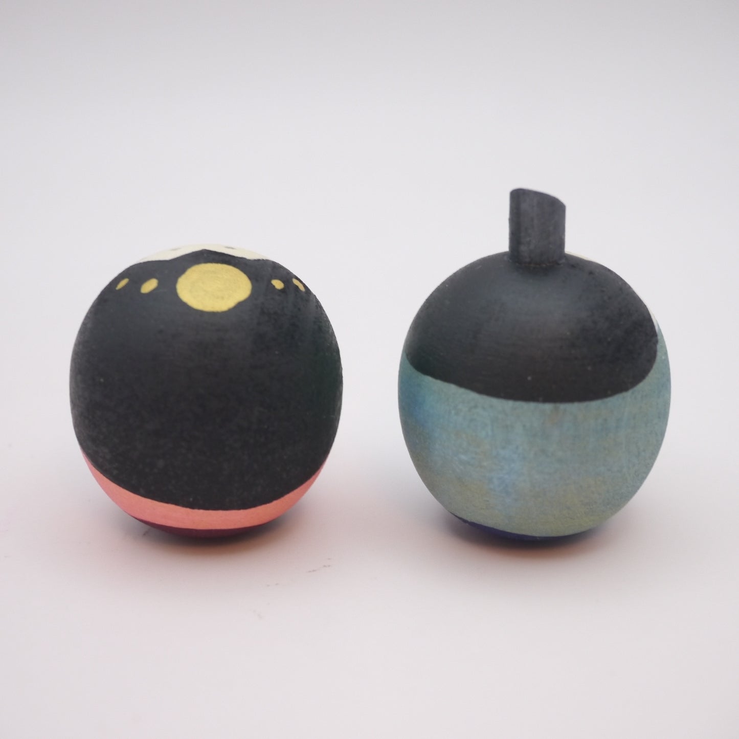 Kokeshi dolls by Shinkichi Matsutani Set of 2 Hina