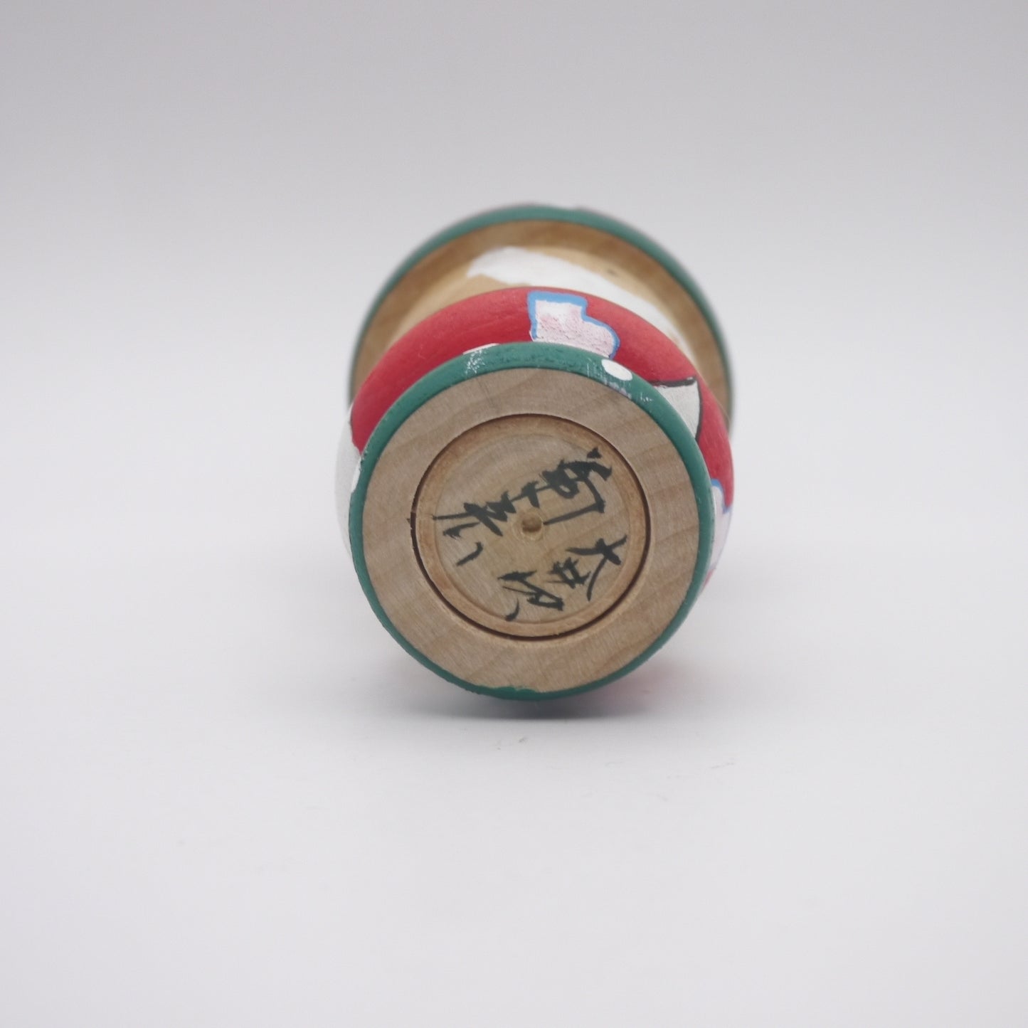 Kokeshi doll by Kikuhiro Shida Mushroom Santa Xmas