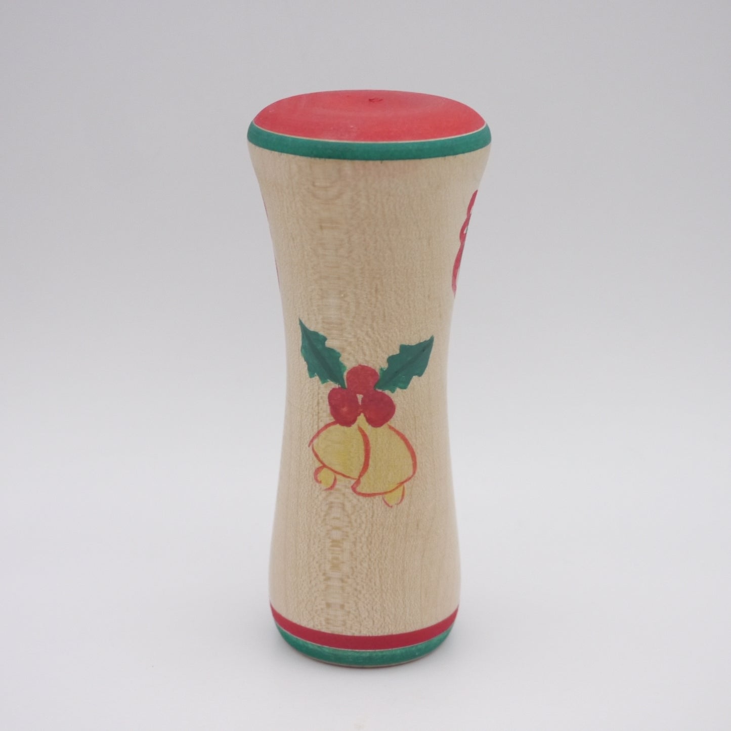 Kokeshi doll by Kikuhiro Shida Mushroom Santa Xmas