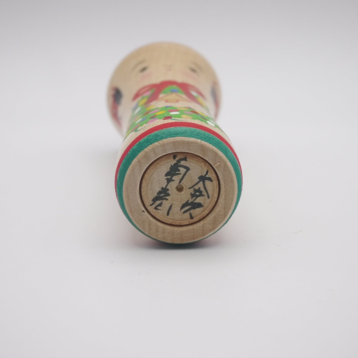 Kokeshi doll by Kikuhiro Shida Mushroom Santa Xmas