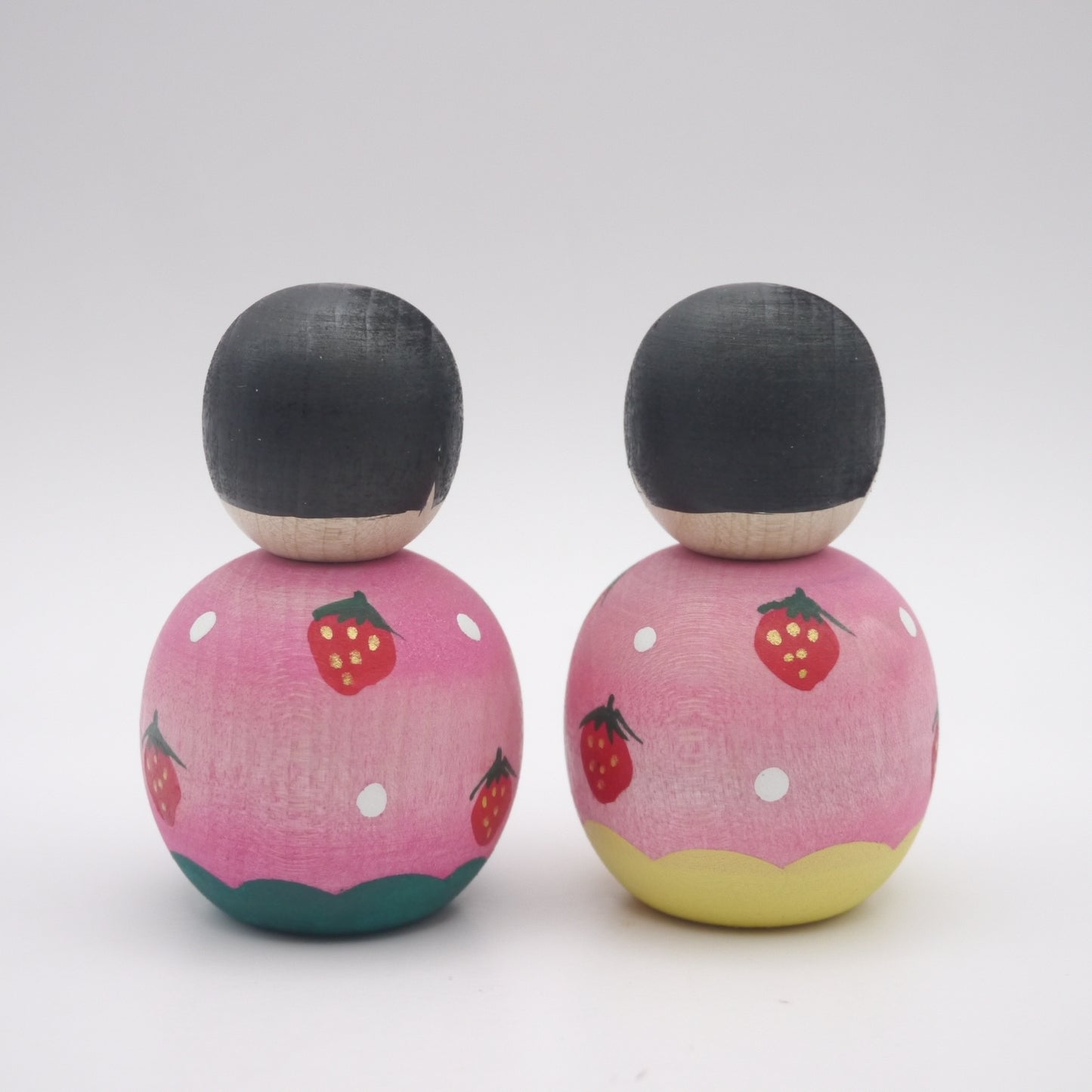 Kokeshi doll by Kaede Shida Strawberry
