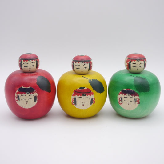 Kokeshi doll by Yoshinori Niiyama Apple