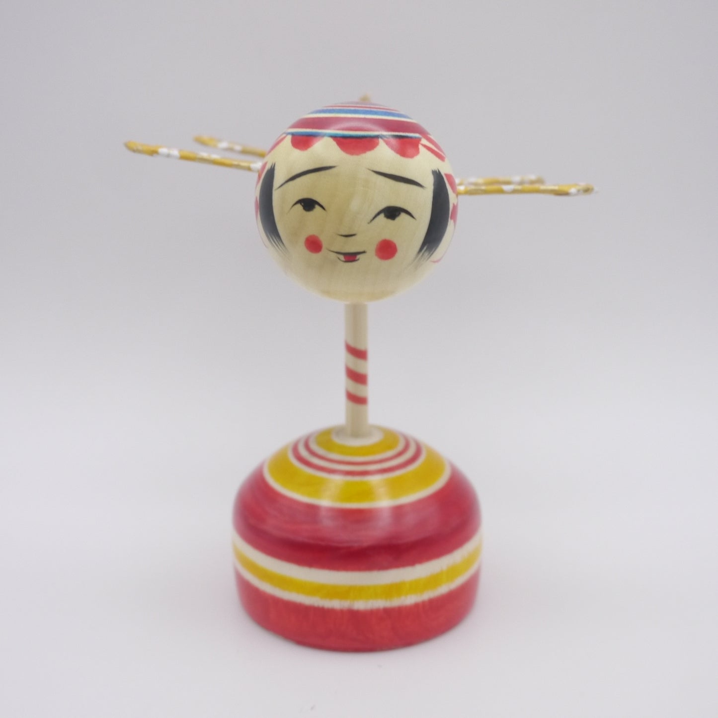 Kokeshi doll by Yoshinori Niiyama Airplane