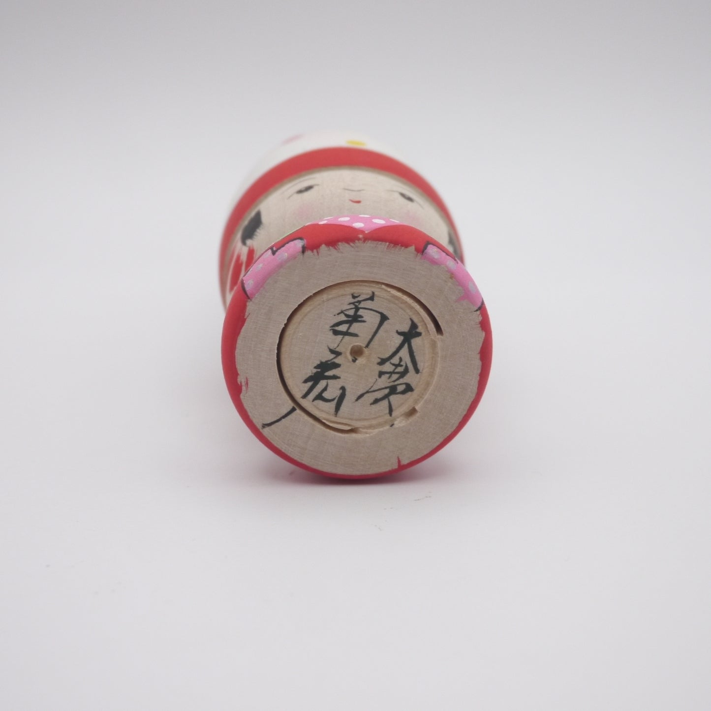 Kokeshi doll by Kikuhiro Shida Mushroom Santa Xmas