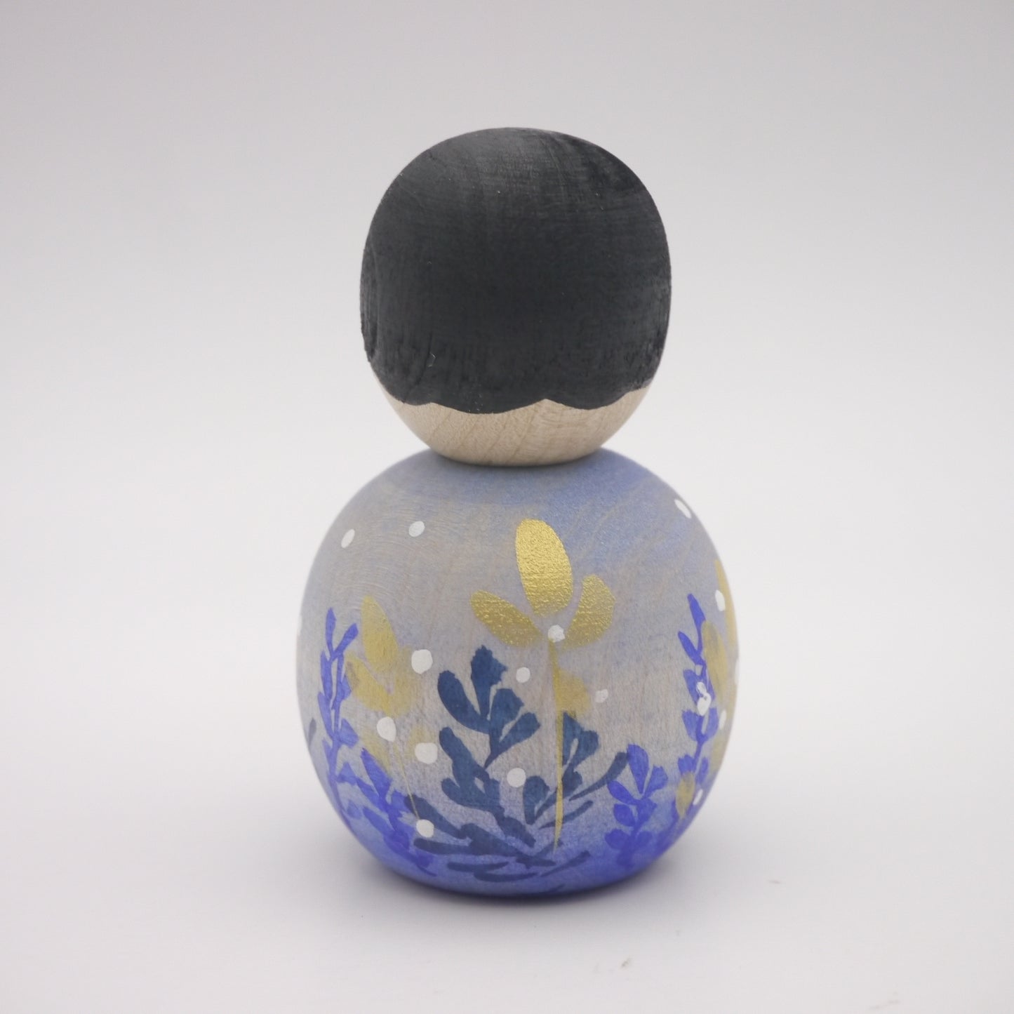 Kokeshi doll by Kaede Shida Snow Winter