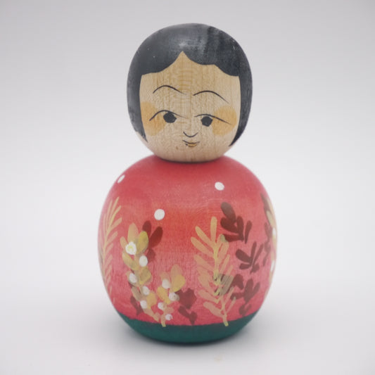 Kokeshi doll by Kaede Shida Snow Winter