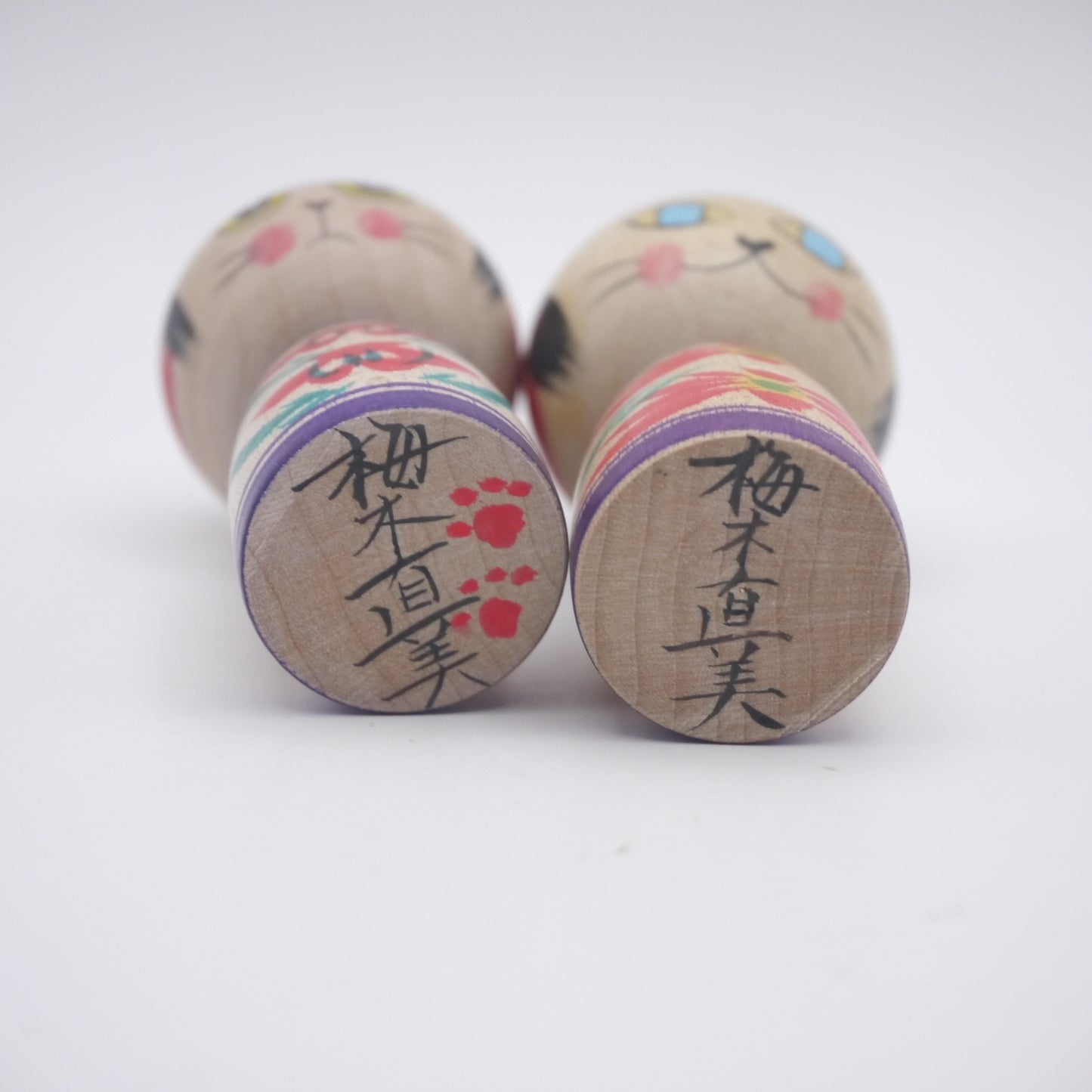 Kokeshi doll by Naomi Umeki Cat