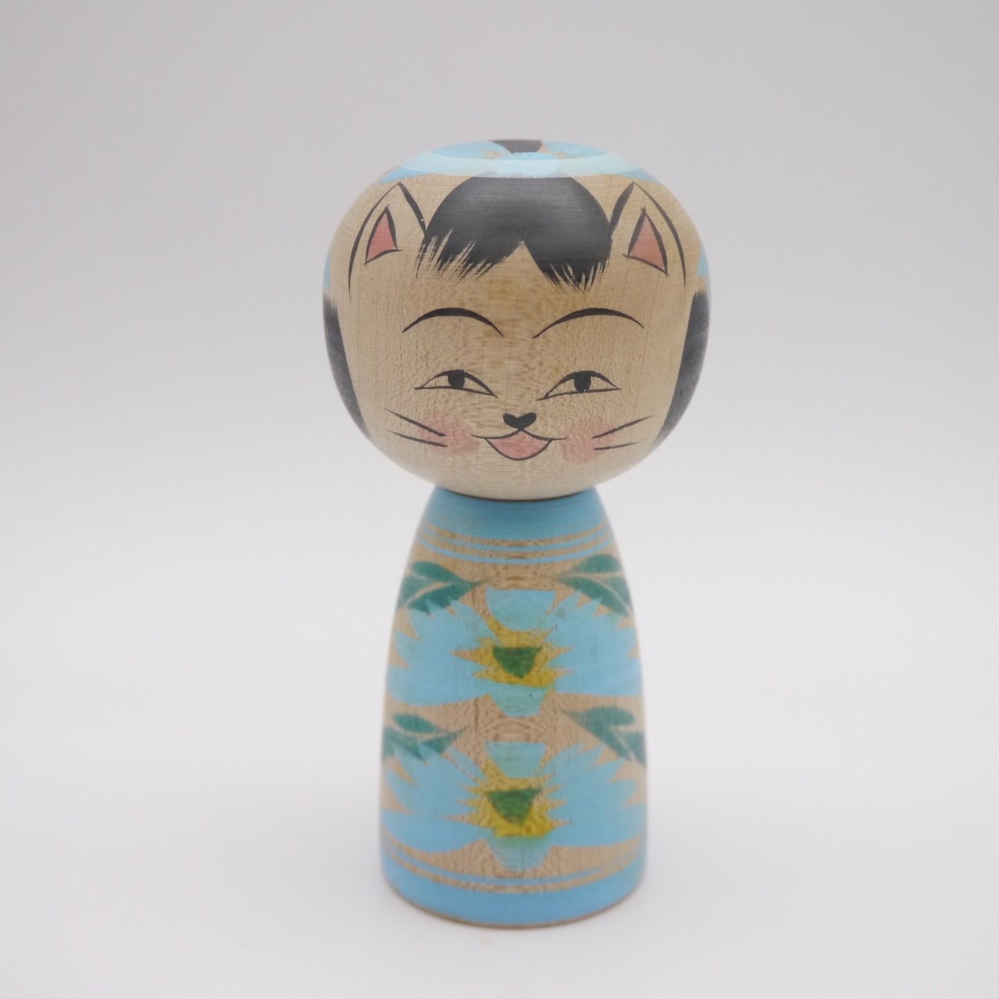 Kokeshi doll by Naomi Umeki Cat