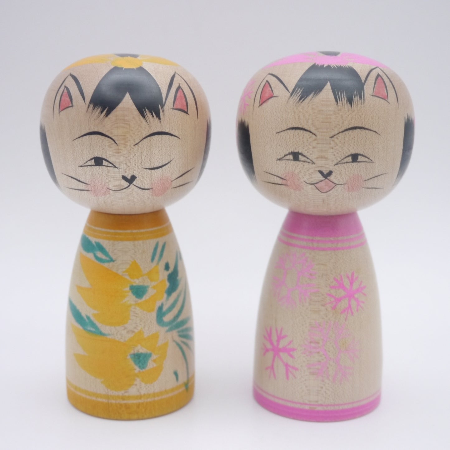 Kokeshi doll by Naomi Umeki Cat