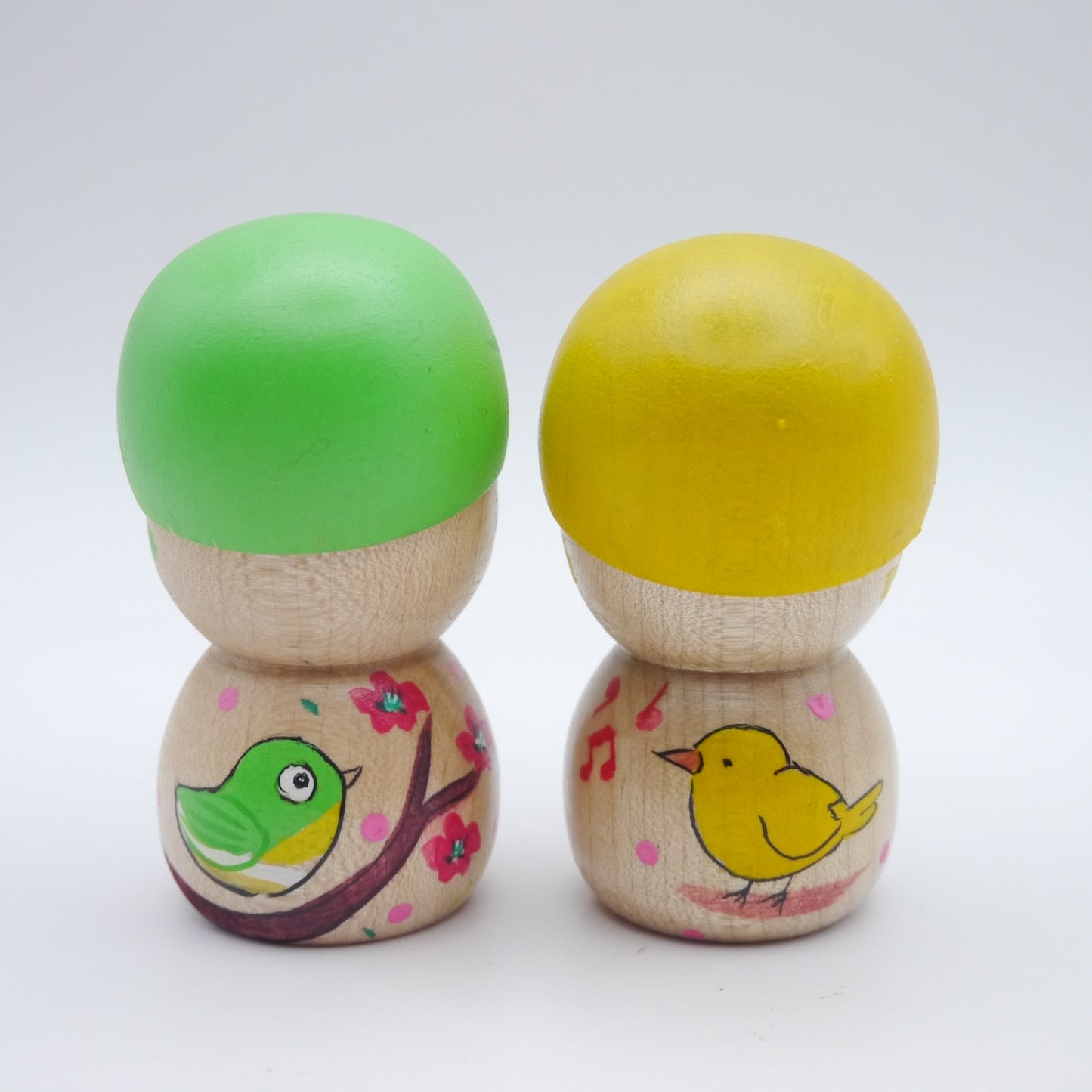 Kokeshi doll by Kikuhiro Shida Bird