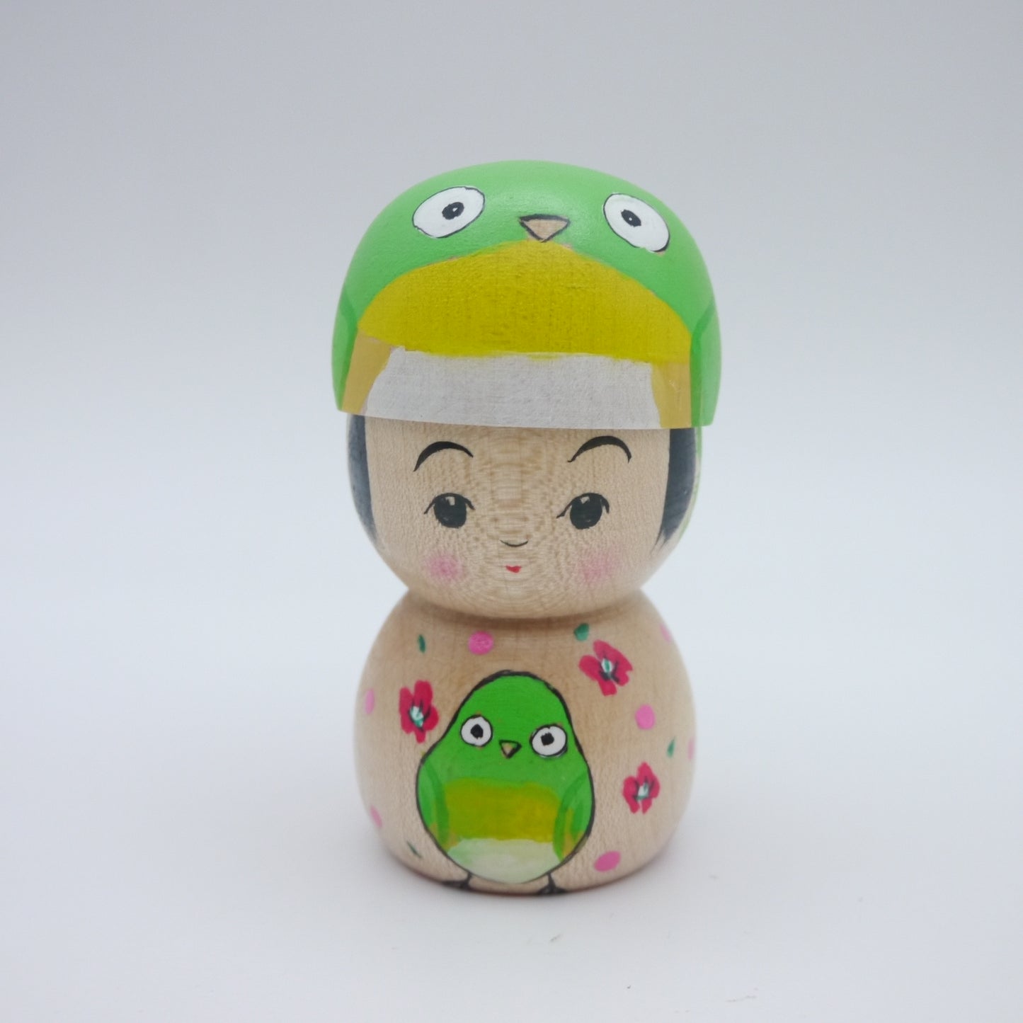 Kokeshi doll by Kikuhiro Shida Bird