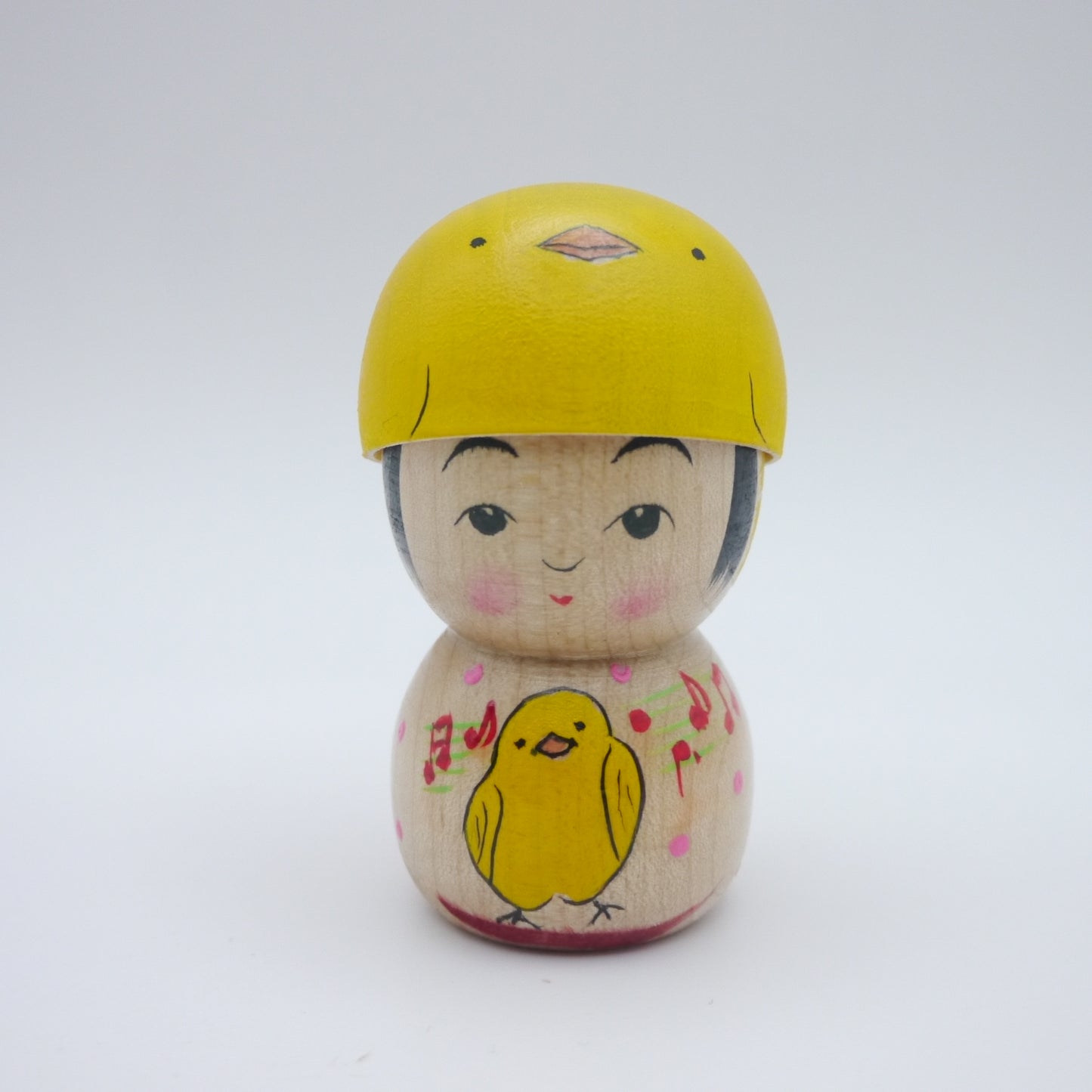 Kokeshi doll by Kikuhiro Shida Bird