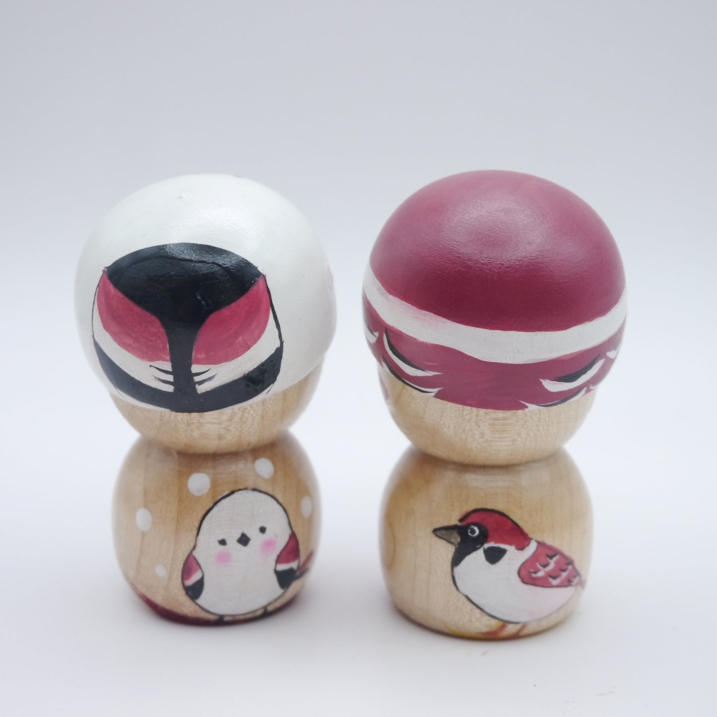 Kokeshi doll by Kikuhiro Shida Bird