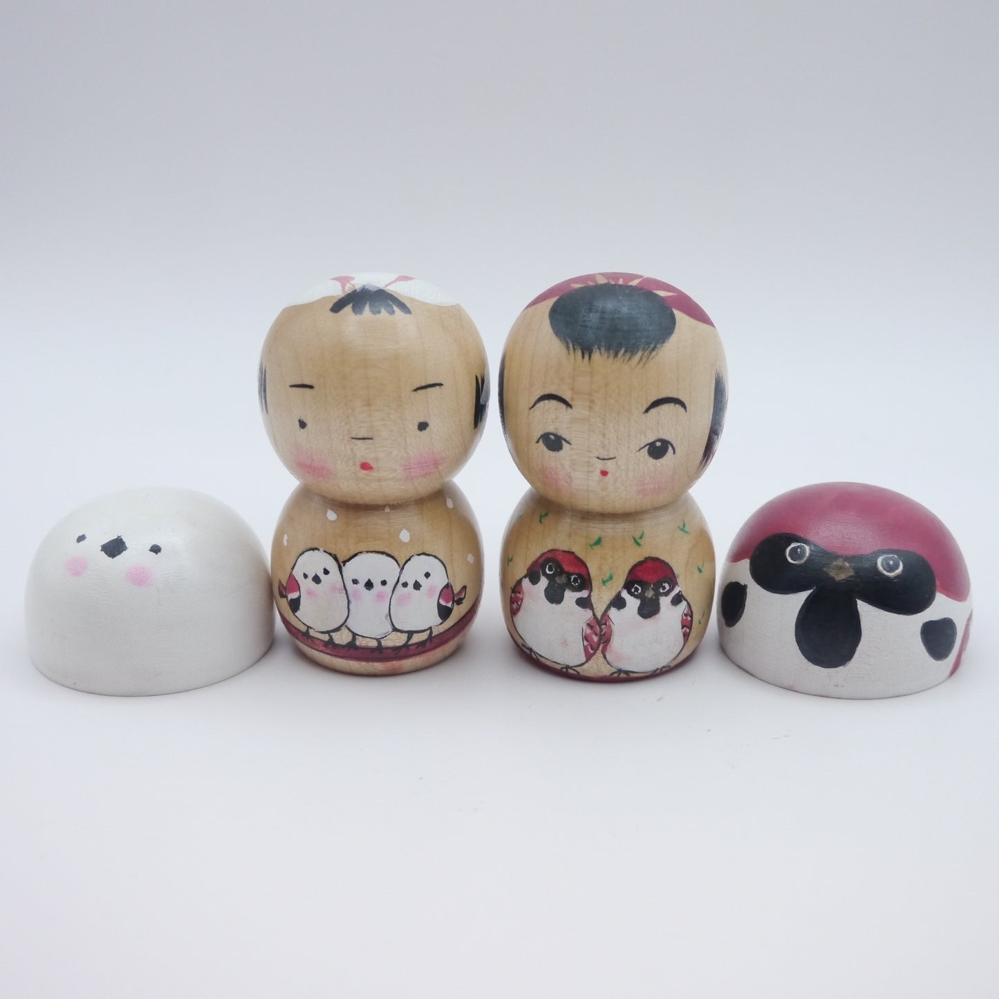 Kokeshi doll by Kikuhiro Shida Bird