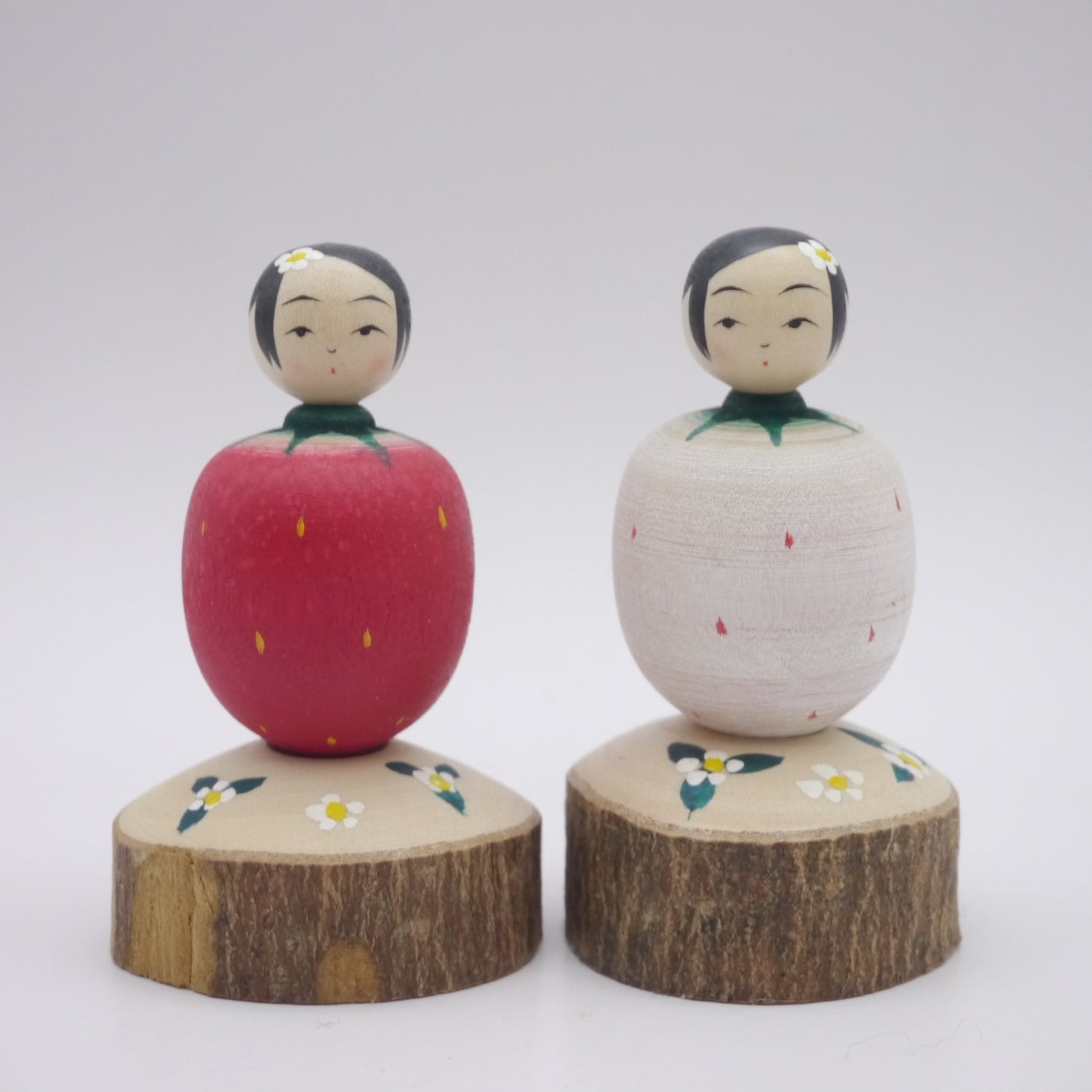 Kokeshi doll by Yoshinobu Kakizawa Strawberry