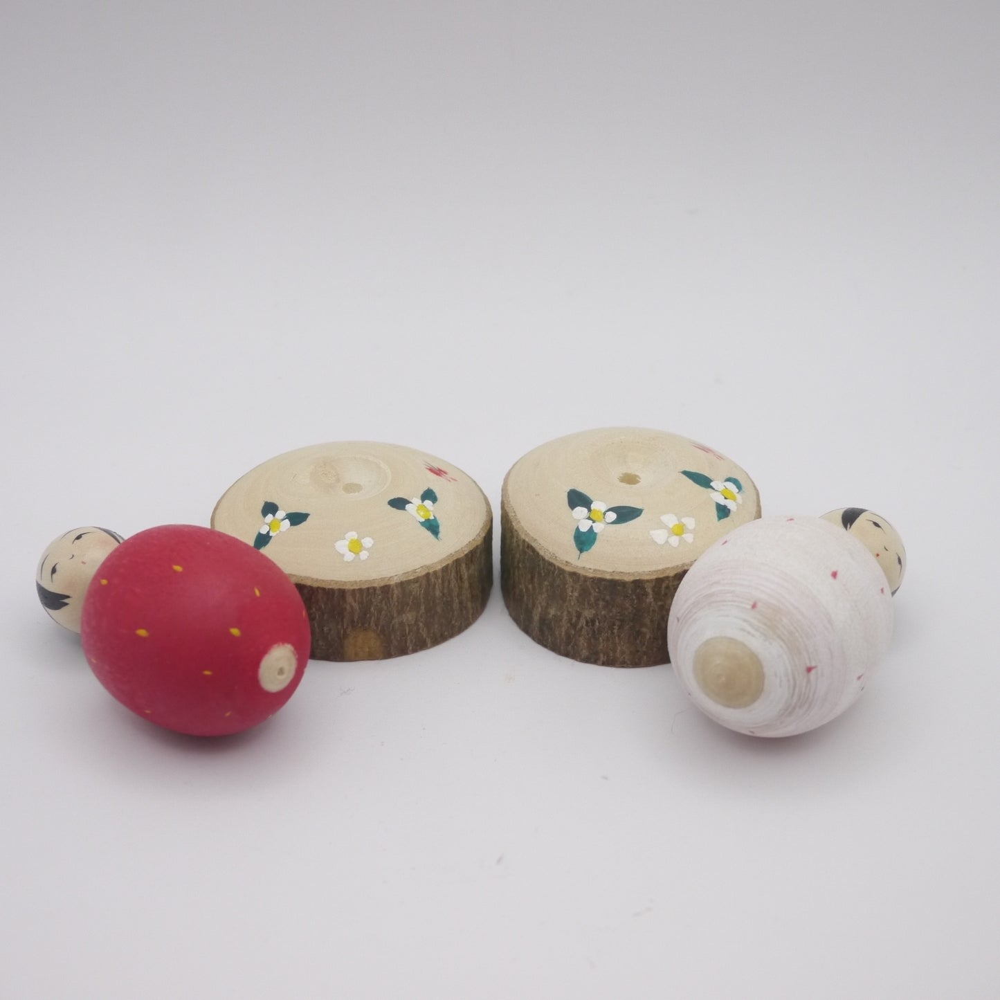 Kokeshi doll by Yoshinobu Kakizawa Strawberry