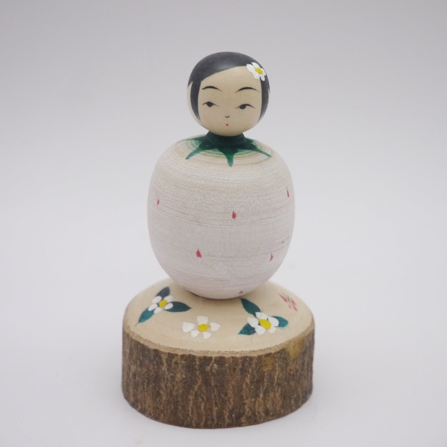 Kokeshi doll by Yoshinobu Kakizawa Strawberry