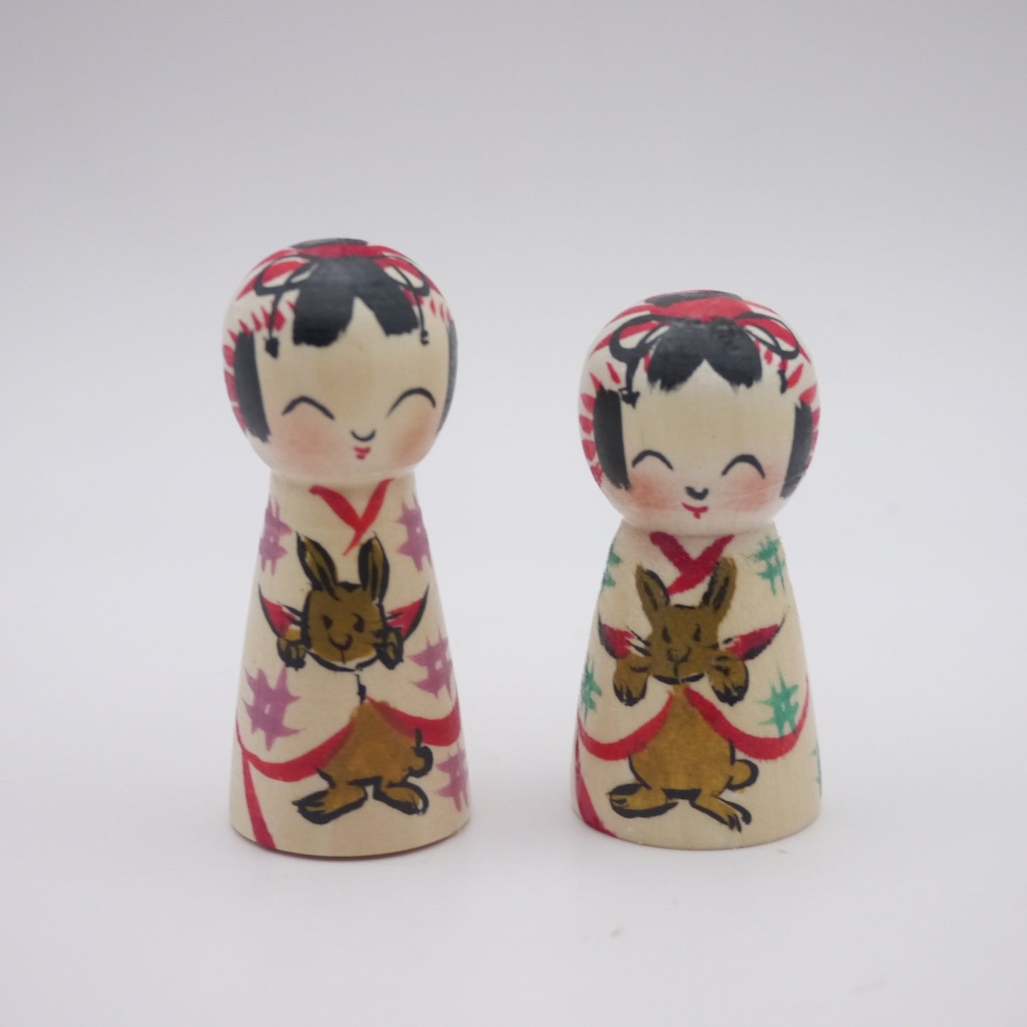 Kokeshi doll by Rika Komatsu Rabit