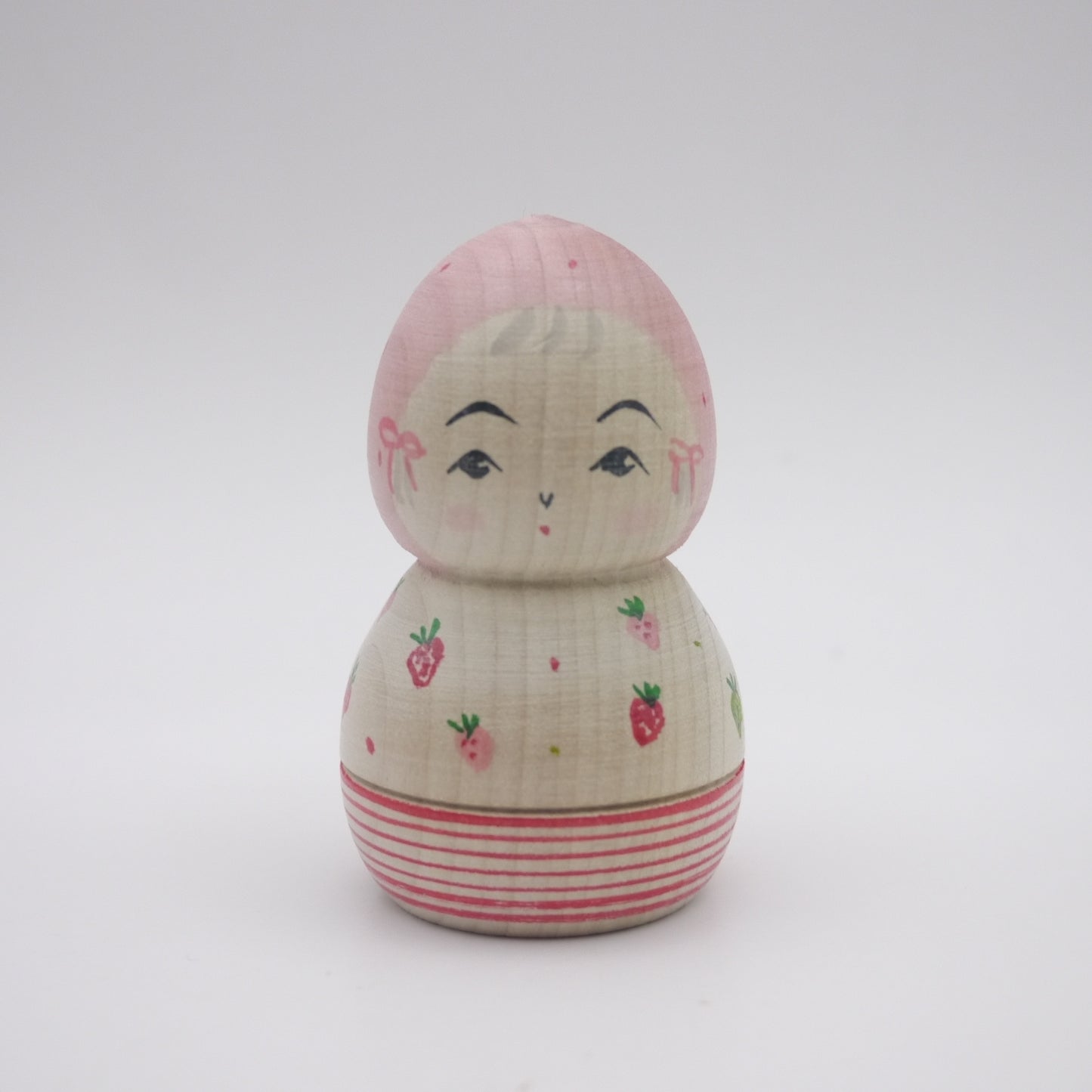 Kokeshi doll by Izumi Tayama Strawberry